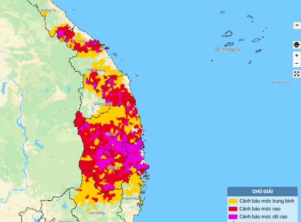 Bão số 13 suy yếu thành vùng áp thấp, 8 tỉnh thành nguy cơ lũ quét, sạt lở- Ảnh 1. Bão số 13 suy yếu thành vùng áp thấp, 8 tỉnh thành nguy cơ lũ quét, sạt lở- Ảnh 1.