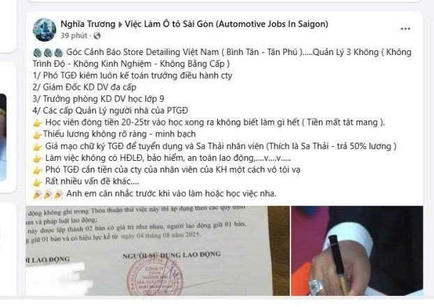 Doanh nghiệp ở TP.HCM tố bị 2 nhân viên cũ đăng mạng xã hội vu khống- Ảnh 1. Doanh nghiệp ở TP.HCM tố bị 2 nhân viên cũ đăng mạng xã hội vu khống- Ảnh 1.