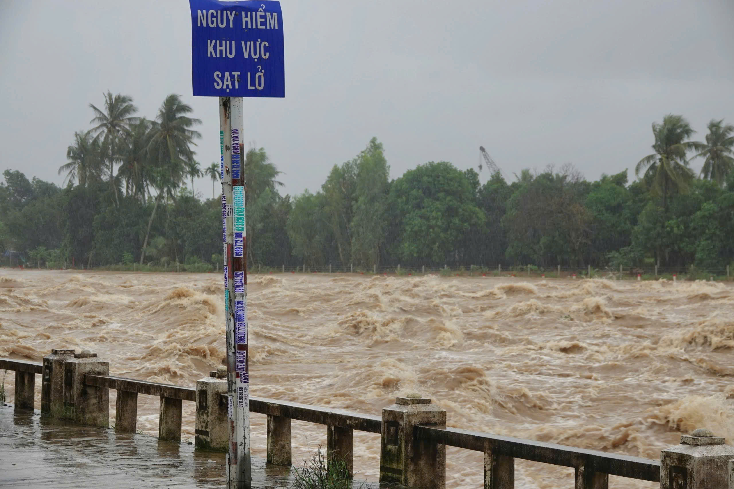 Khánh hòa cảnh báo mưa lớn và lũ báo động 3 do bão Kalmaegi - Ảnh 2. Khánh hòa cảnh báo mưa lớn và lũ báo động 3 do bão Kalmaegi - Ảnh 2.