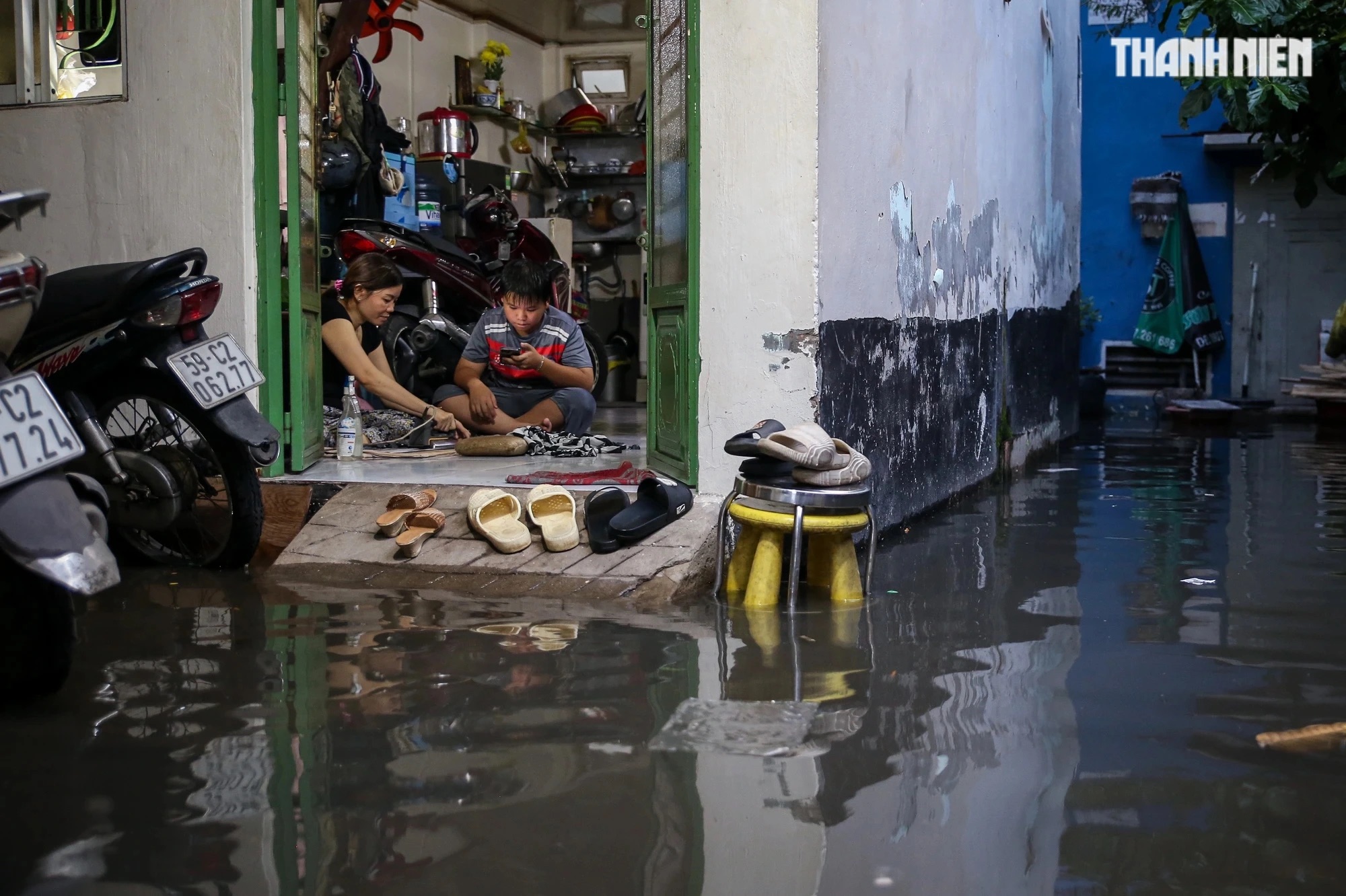 Phường lún nhanh nhất TP.HCM 'chìm' gần 1 mét: Nhiều nhà dân nứt tường, vỡ nền- Ảnh 10.
