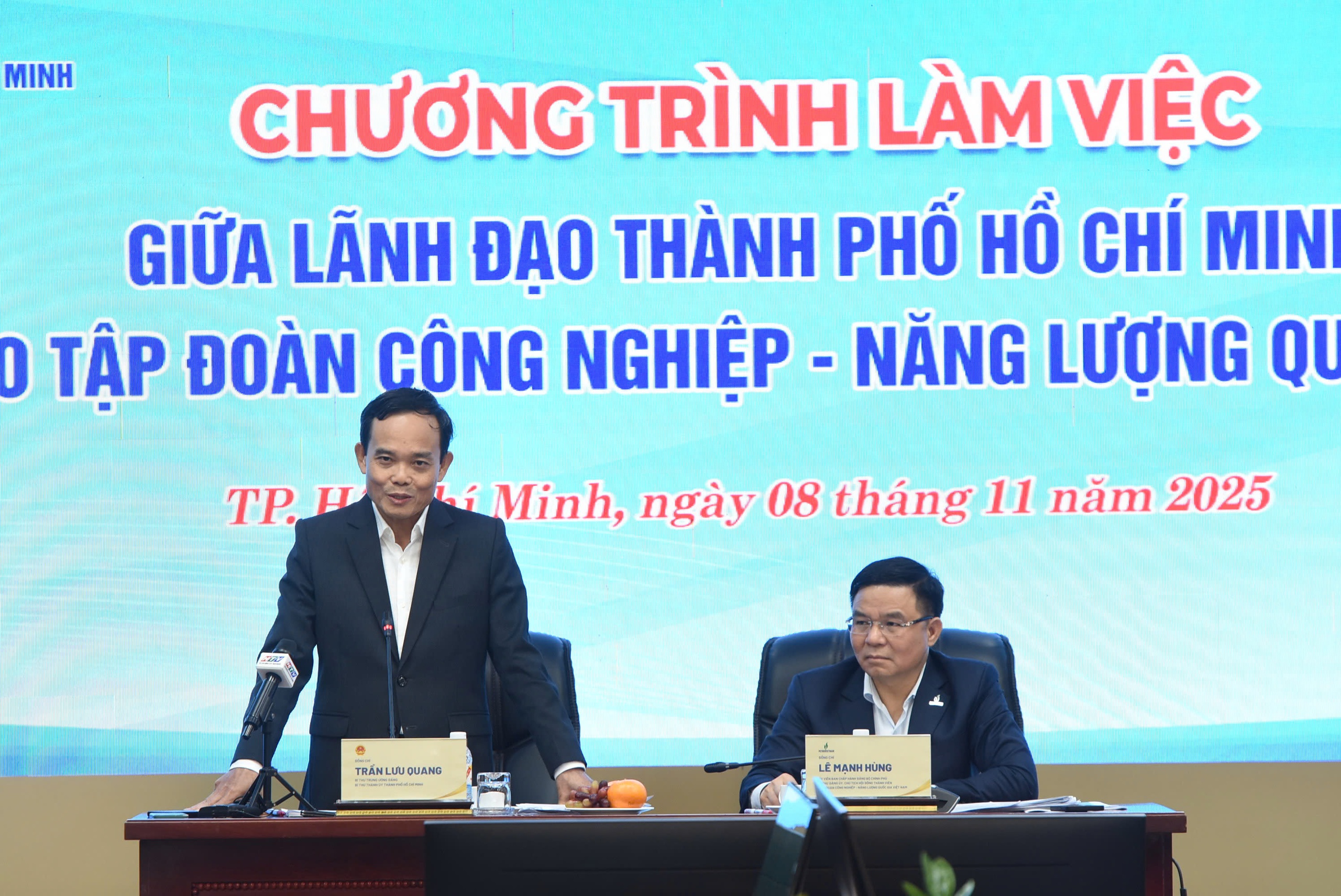 Bí thư Trần Lưu Quang: TP.HCM xem Petrovietnam là đối tác chiến lược- Ảnh 1. Bí thư Trần Lưu Quang: TP.HCM xem Petrovietnam là đối tác chiến lược- Ảnh 1.