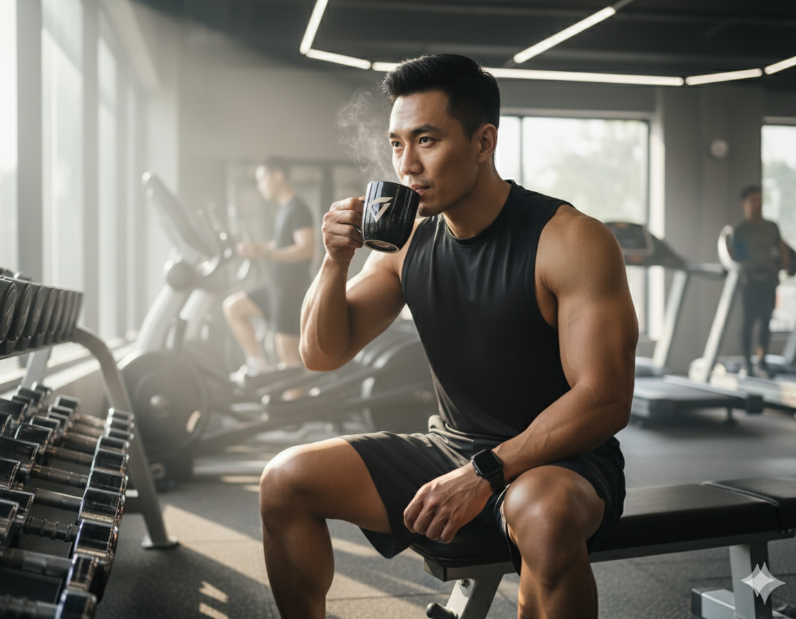 Uống cà phê trước khi tập bụng có giúp đốt mỡ nhanh hơn? - Ảnh 1.