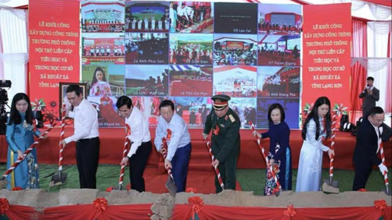 Premier start bouw van 72 internaats voor leerlingen in grensgebieden - Foto 5. Thủ tướng phát động khởi công xây dựng 72 trường nội trú cho học sinh vùng biên - Ảnh 5.
