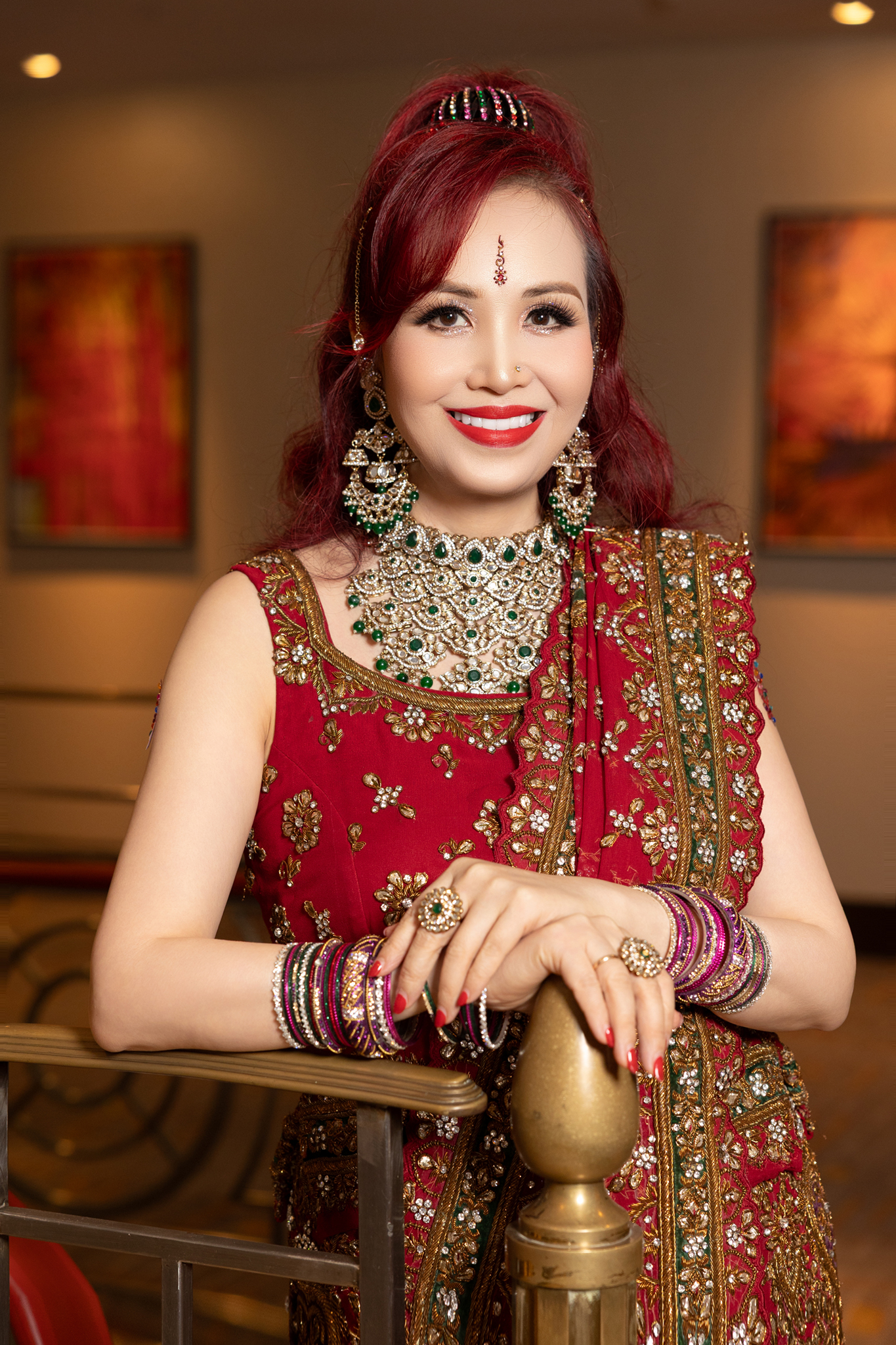 Hoa hậu Việt Nam thạo 5 thứ tiếng tiết lộ cuộc sống hôn nhân bên chồng Ấn - Ảnh 1.