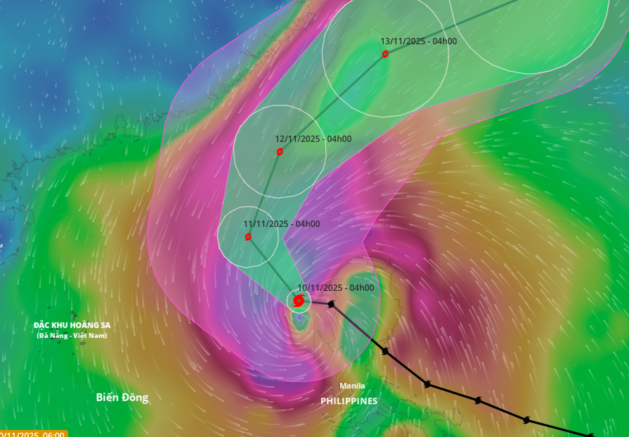 Bão số 14 (bão Fung wong) có ảnh hưởng tới đất liền nước ta?- Ảnh 1.