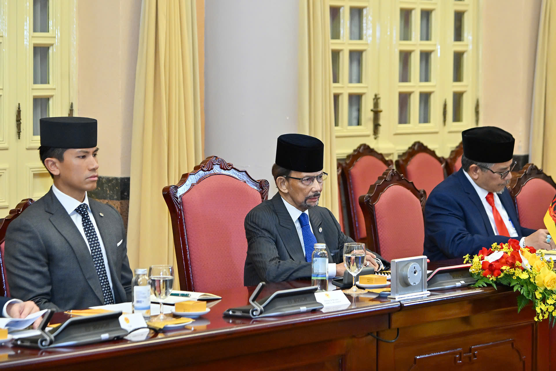 Chủ tịch nước Lương Cường chủ trì lễ đón Quốc vương Brunei tại Việt Nam - Ảnh 6. Chủ tịch nước Lương Cường chủ trì lễ đón Quốc vương Brunei tại Việt Nam - Ảnh 6.