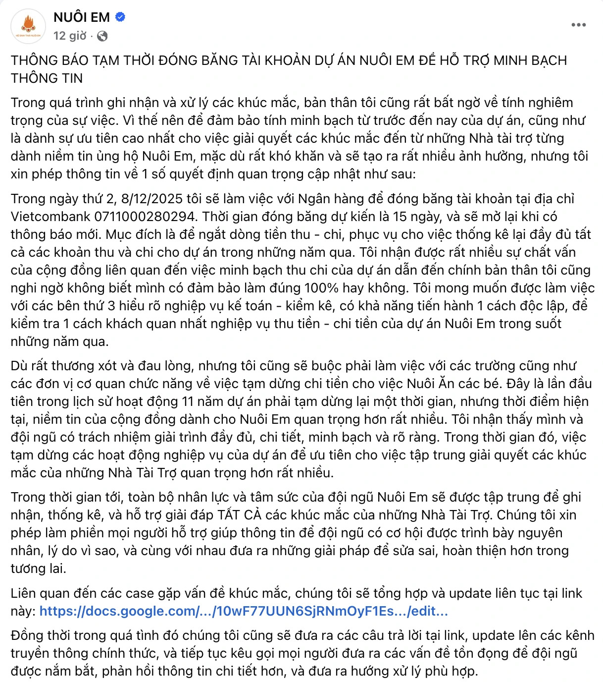 Nghi vấn thiếu minh bạch dự án Nuôi em, khoảng trống bữa ăn học sinh vùng cao - Ảnh 2.