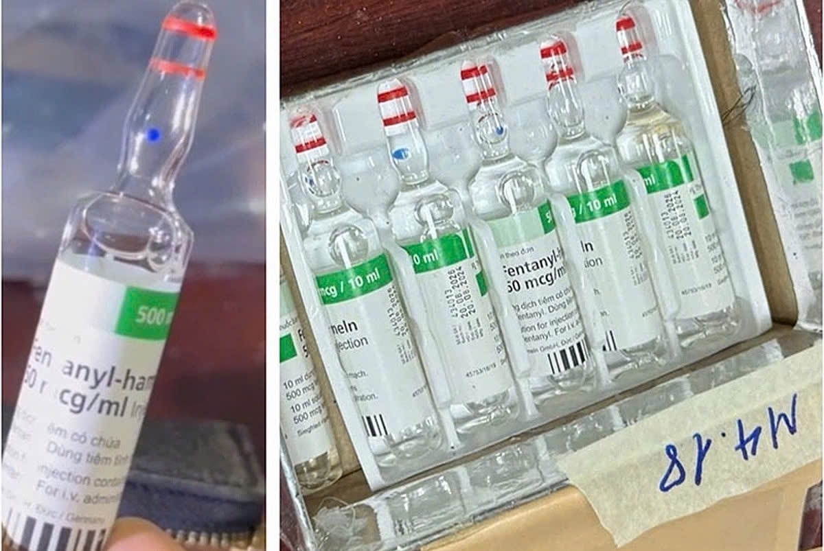 Thu giữ ma túy cực độc Fentanyl khi bắt ổ nhóm có súng và lựu đạn- Ảnh 2.