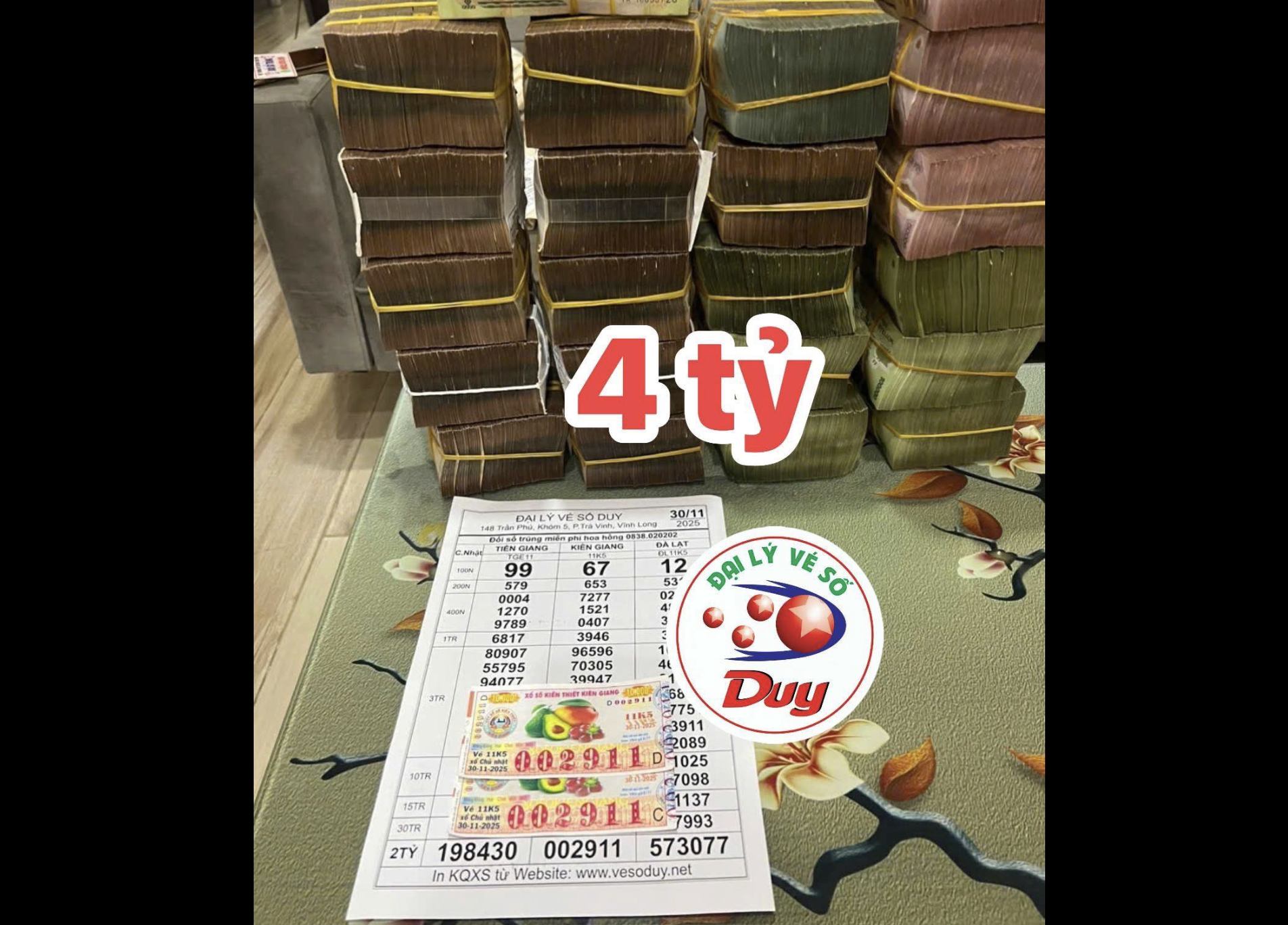 Phát hiện trúng 4 tỉ xổ số miền Nam, người đàn ông Cần Thơ lấy tiền mặt - Ảnh 1.