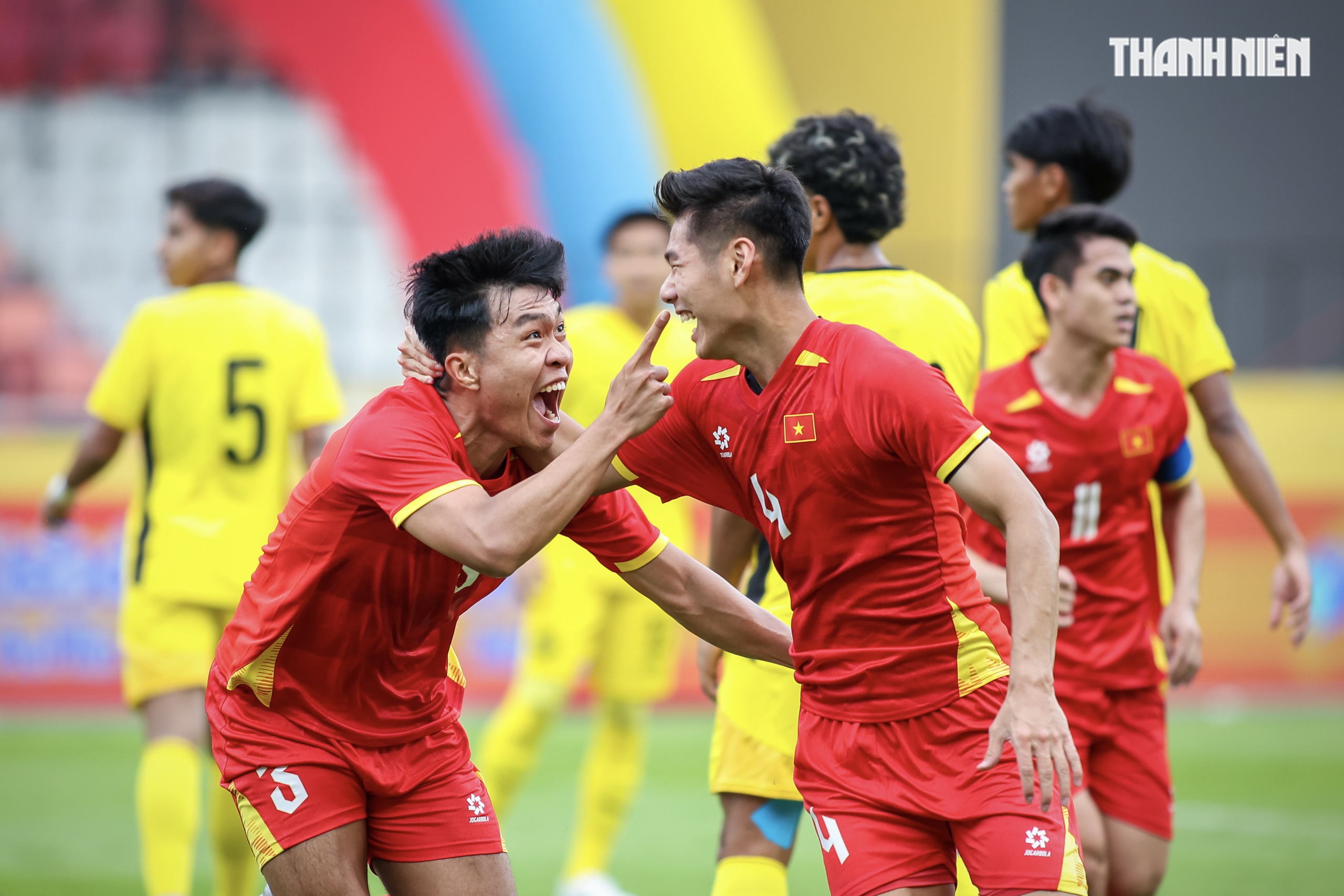 Thưởng thức lại những khoảnh khắc cực hay khi U.23 Việt Nam vượt Malaysia tiến vào bán kết- Ảnh 4. Thưởng thức lại những khoảnh khắc cực hay khi U.23 Việt Nam vượt Malaysia tiến vào bán kết- Ảnh 4.