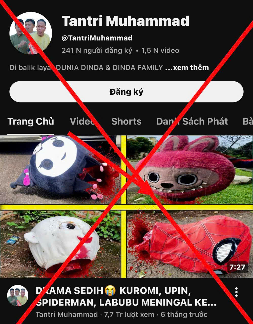 Công an TP.HCM cảnh báo khẩn clip hoạt hình gây ám ảnh trên YouTube- Ảnh 2. Công an TP.HCM cảnh báo khẩn clip hoạt hình gây ám ảnh trên YouTube- Ảnh 2.