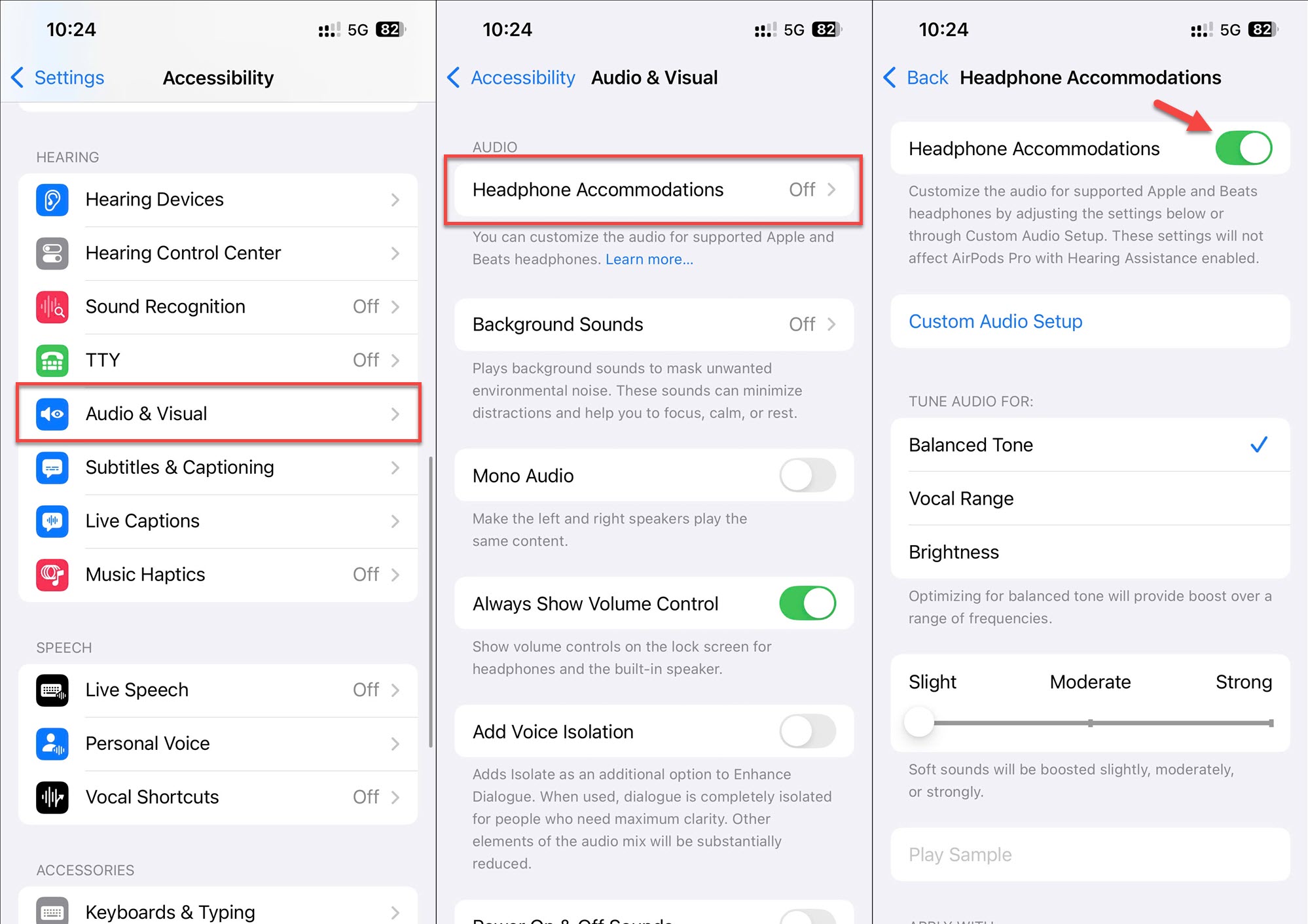 Tính năng ẩn trên iOS giúp cải thiện âm thanh AirPods đáng kể - Ảnh 2. Tính năng ẩn trên iOS giúp cải thiện âm thanh AirPods đáng kể - Ảnh 2.