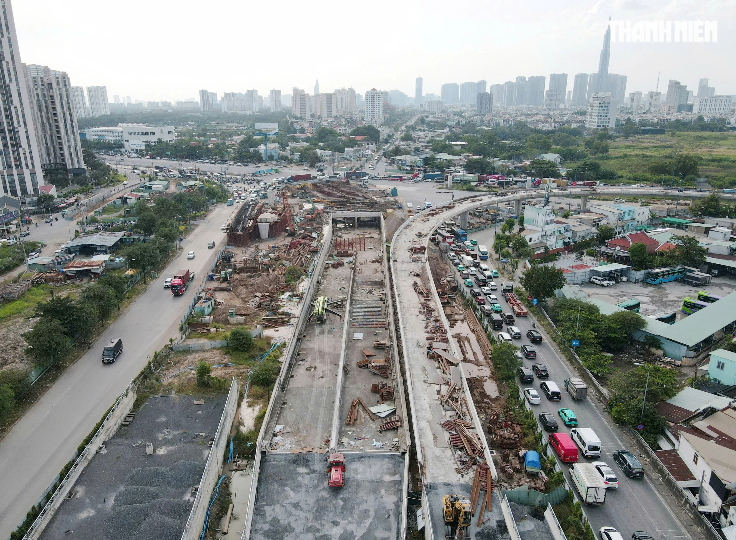 ພາບໃກ້ໆຂອງຈຸດປ່ຽນລົດໄຟທີ່ທັນສະໄໝທີ່ສຸດຂອງນະຄອນໂຮ່ຈິມິນ, ຄາດວ່າຈະສຳເລັດໃນປີ 2026 - ຮູບທີ 5.