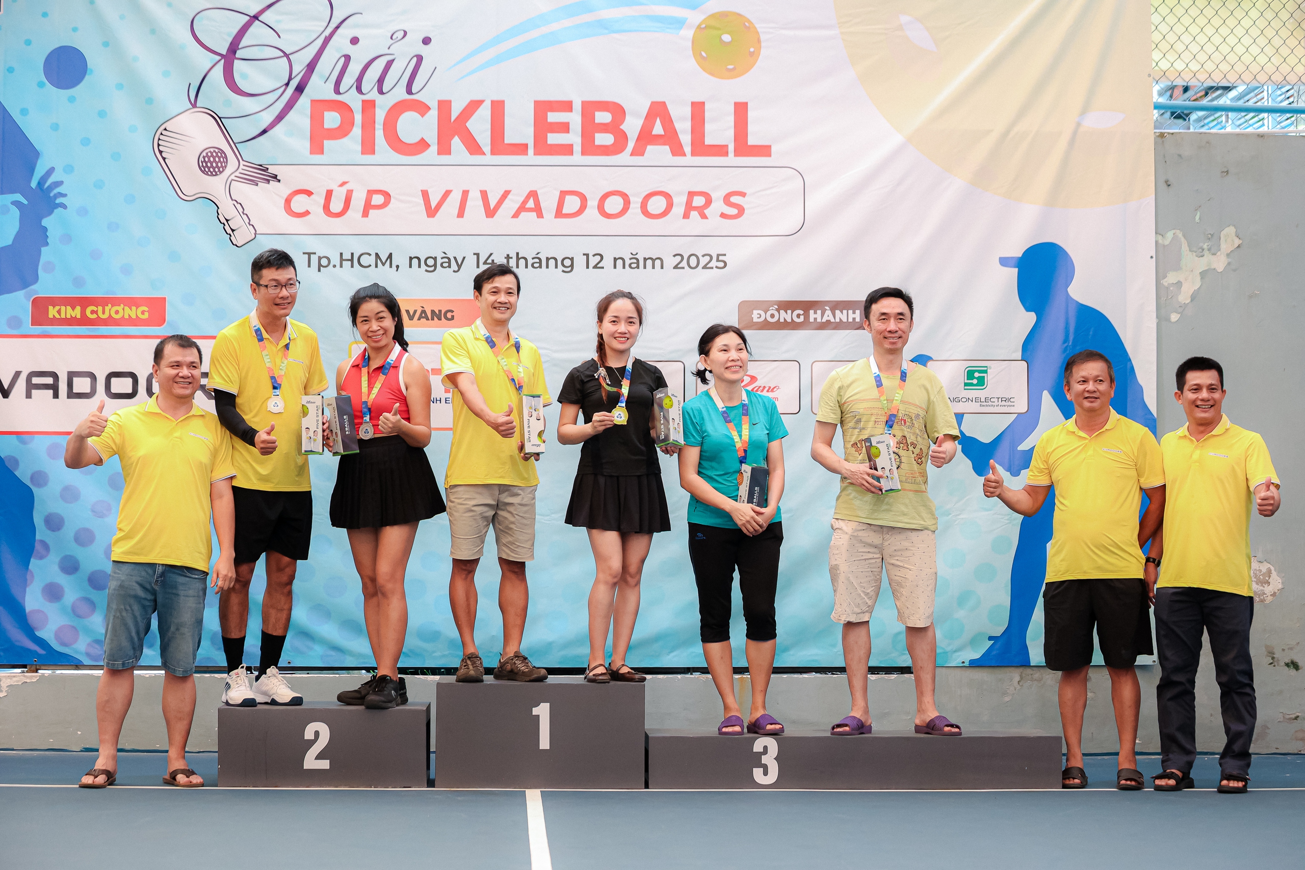 Quy tụ anh tài tại một giải pickleball cựu sinh viên Trường ĐH Bách khoa - Ảnh 2.