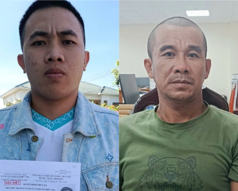 Tây Ninh: Hai người bị truy nã đặc biệt ra đầu thú - Ảnh 1.