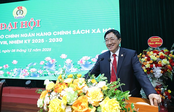 Đại hội C&ocirc;ng đo&agrave;n cơ sở Hội sở NHCSXH lần thứ VIII, nhiệm kỳ 2025 - 2030 - Ảnh 1.