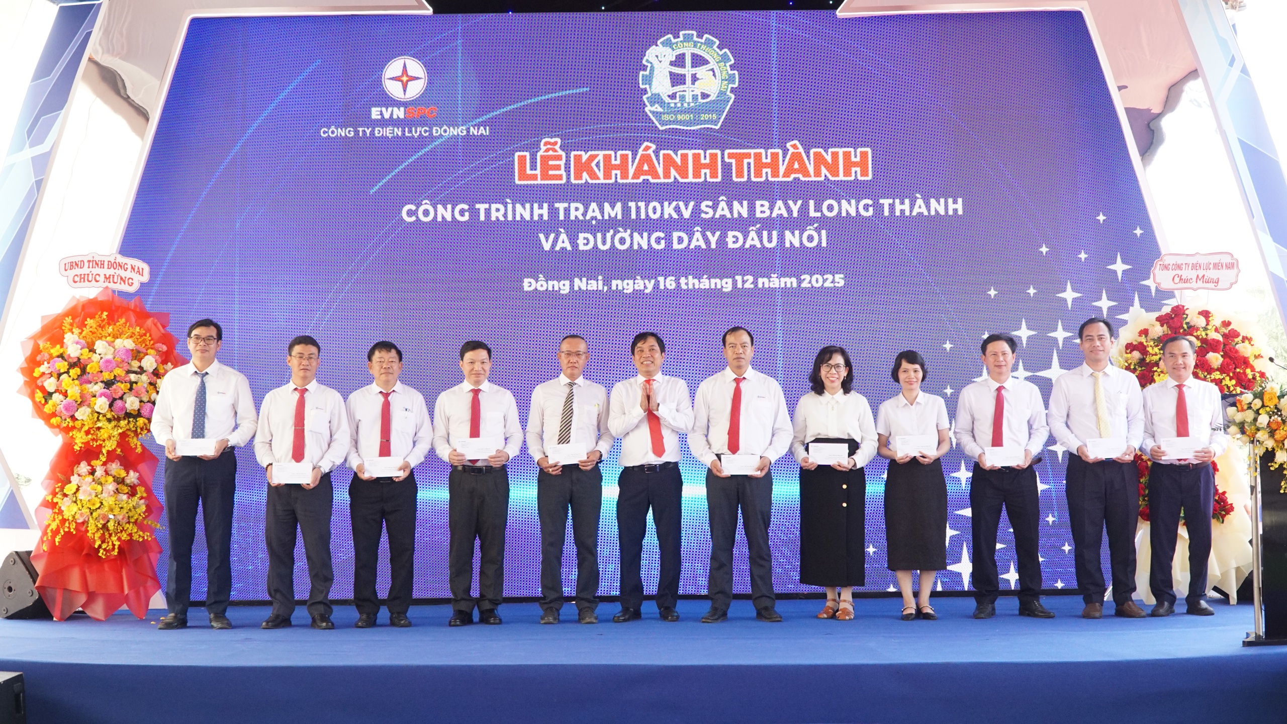 Khánh thành trạm 110kV và đường dây đấu nối cấp điện cho sân bay Long Thành - Ảnh 3.