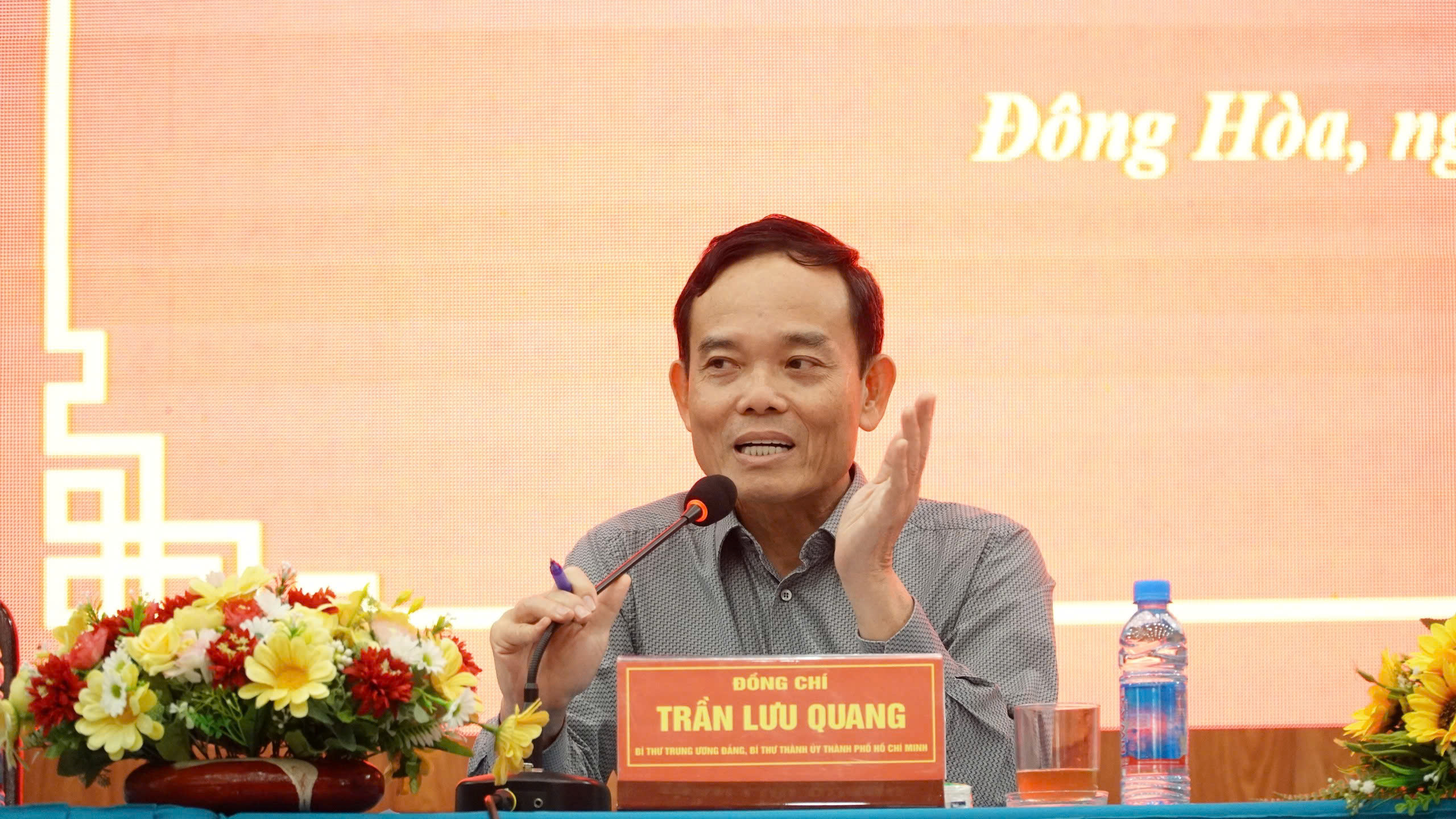Bí thư Trần Lưu Quang: Không cần nói cố gắng mà cần cam kết hoàn thành- Ảnh 1. Bí thư Trần Lưu Quang: Không cần nói cố gắng mà cần cam kết hoàn thành- Ảnh 1.