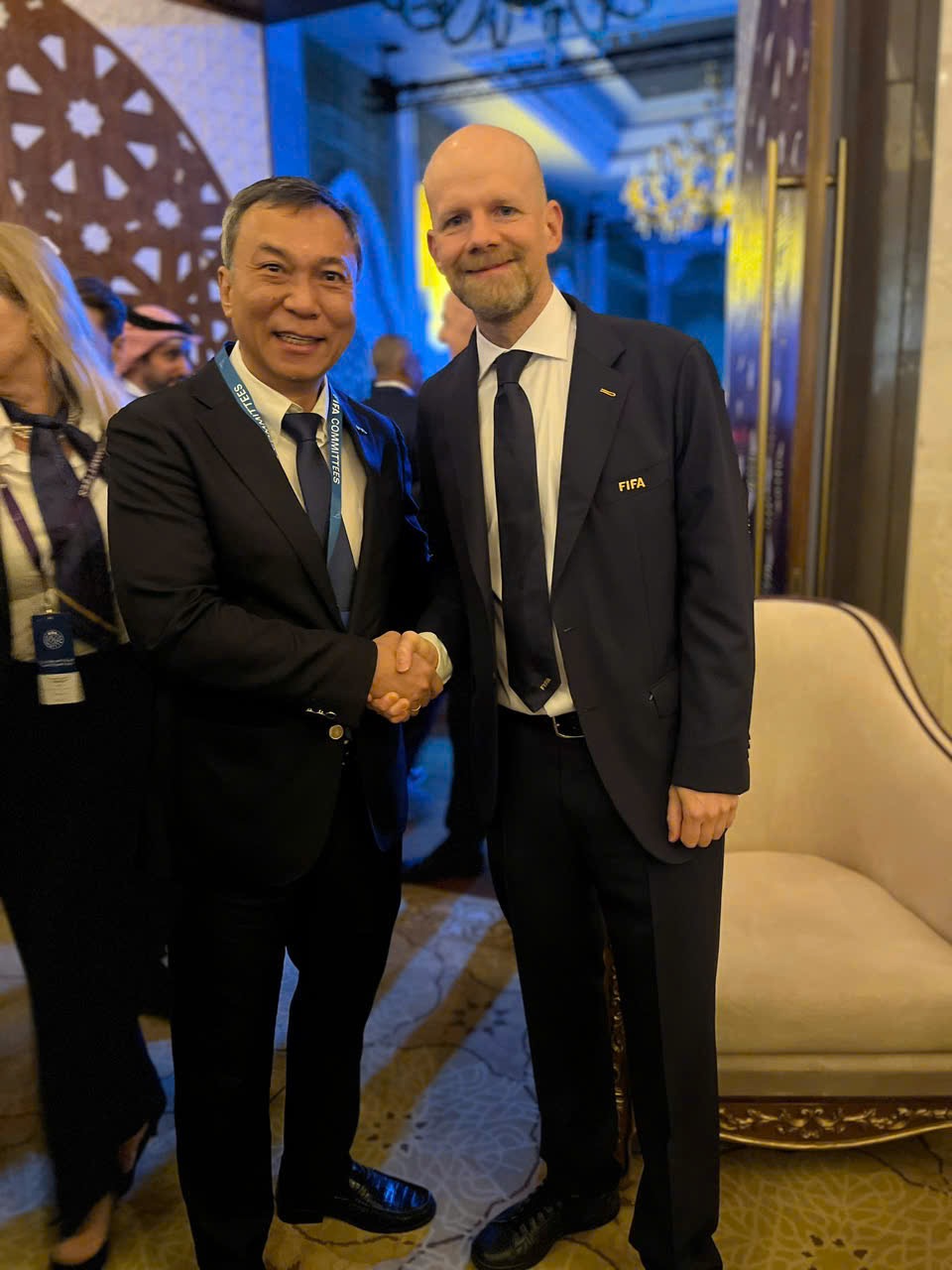 Chủ tịch FIFA ch&uacute;c c&aacute;c đội tuyển b&oacute;ng đ&aacute; Việt Nam gi&agrave;nh HCV SEA Games 33 - Ảnh 3.