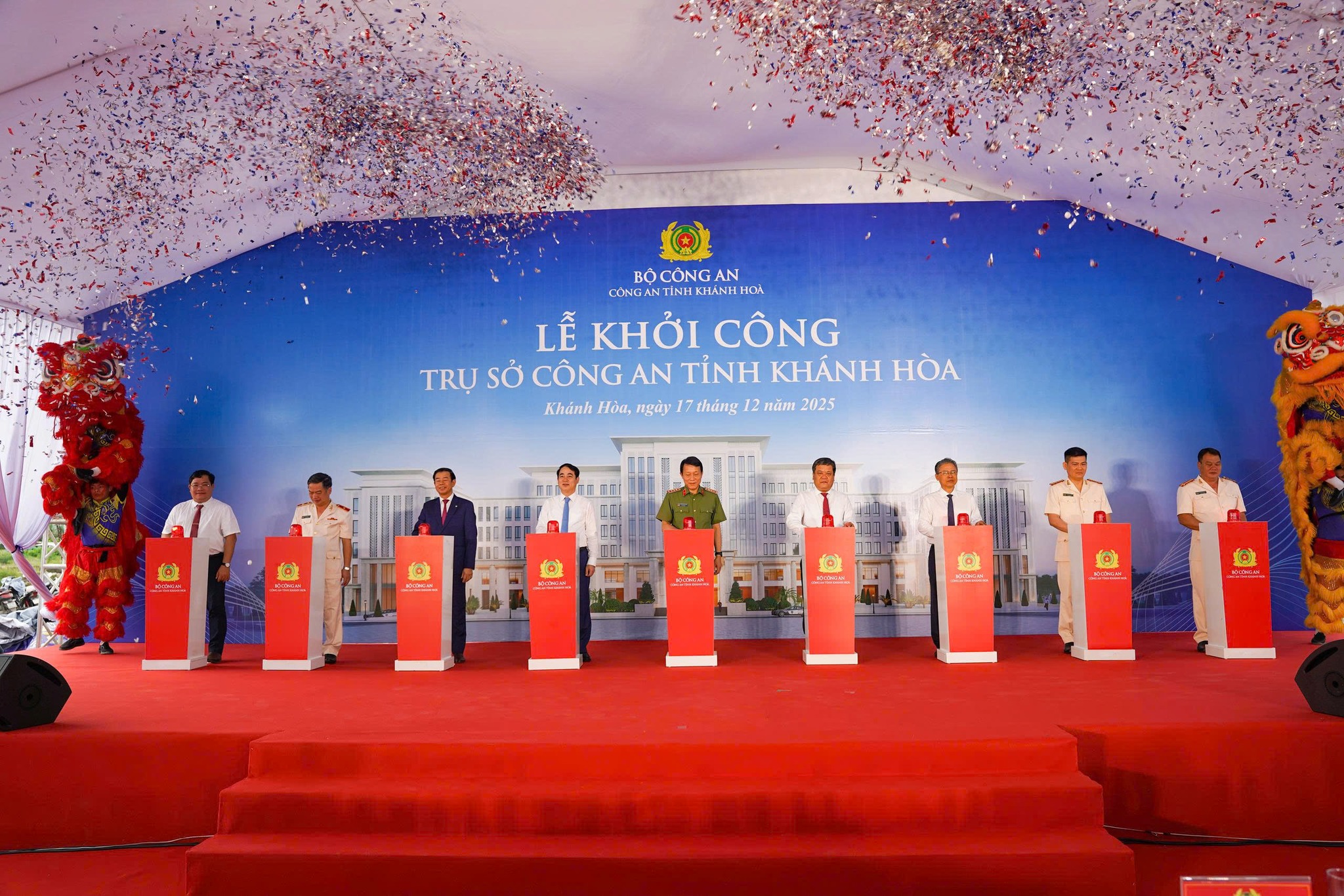 Khởi công xây dựng trụ sở Công an tỉnh Khánh Hòa hơn 900 tỉ đồng   - Ảnh 1.