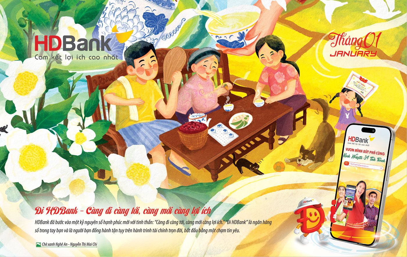 Bộ lịch HDBank 2026 - Di sản rực rỡ hòa nhịp tinh thần đổi mới - Ảnh 2.