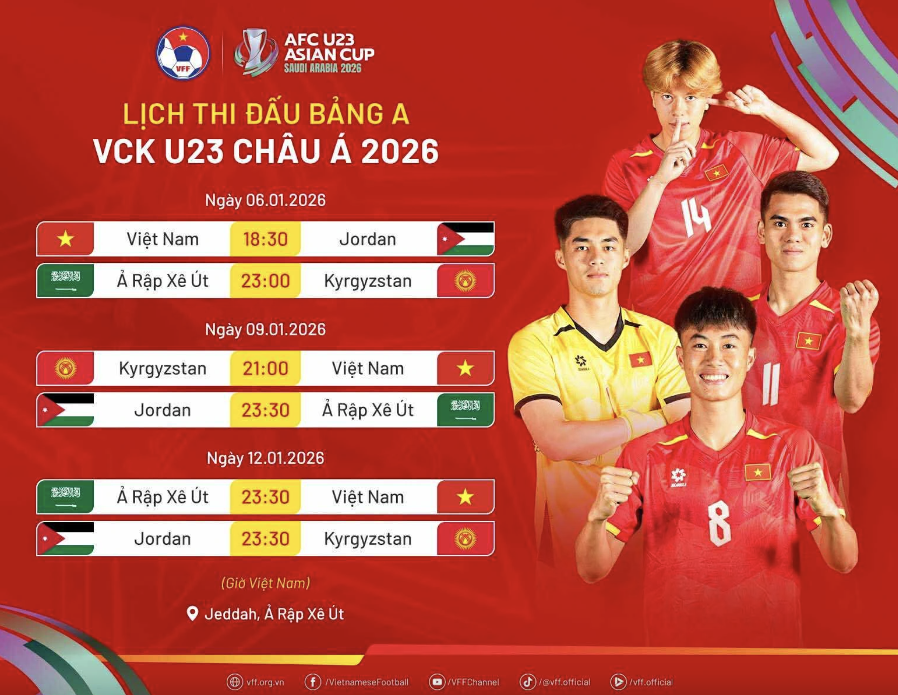 Quyết t&acirc;m tạo địa chấn ở giải ch&acirc;u &Aacute;, U22 Việt Nam chốt kế hoạch khẩn cấp sau SEA Games 33