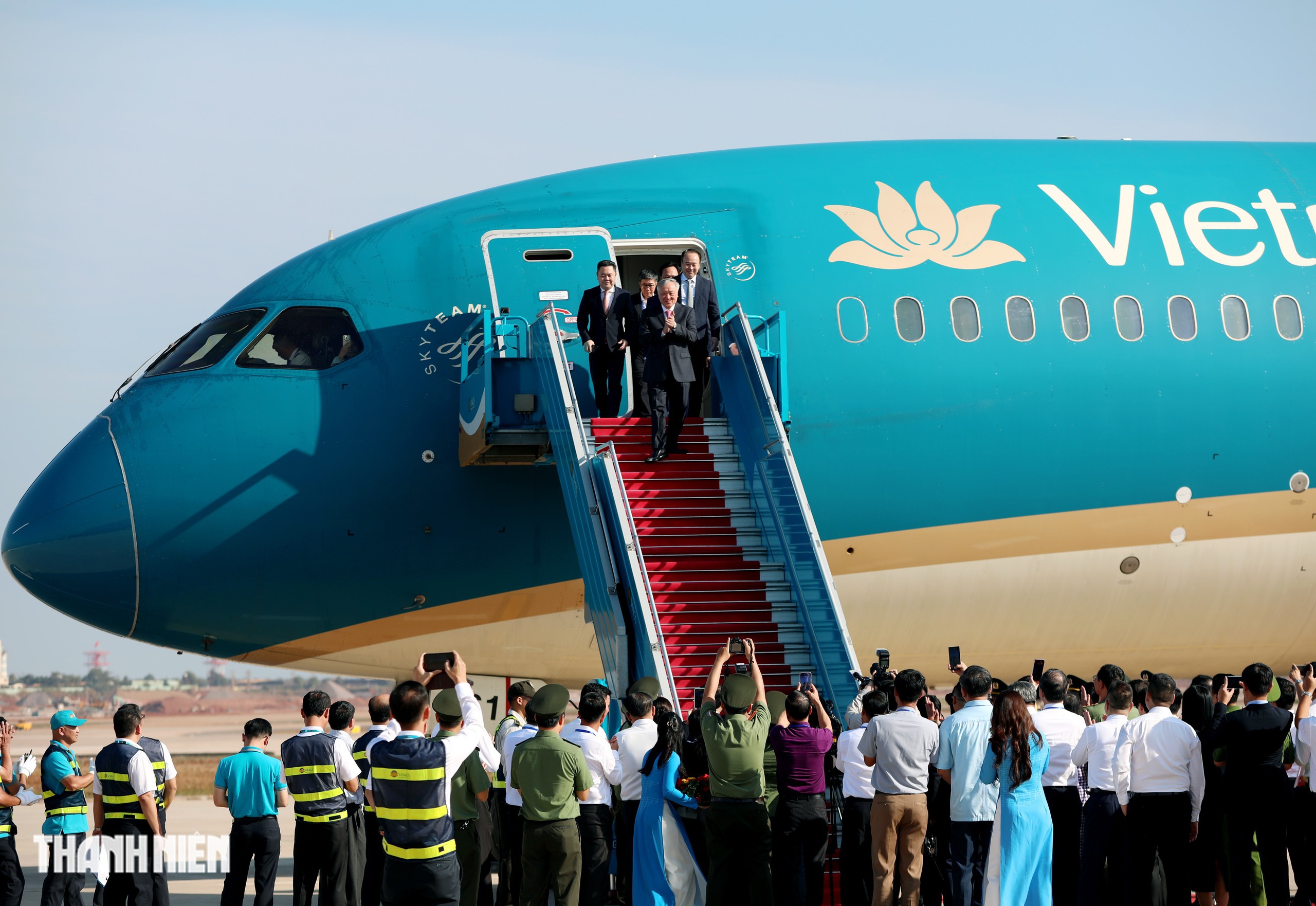 S&acirc;n bay Long Th&agrave;nh đ&oacute;n Boeing 787 Dreamliner trong ng&agrave;y lịch sử 19.12- Ảnh 2.