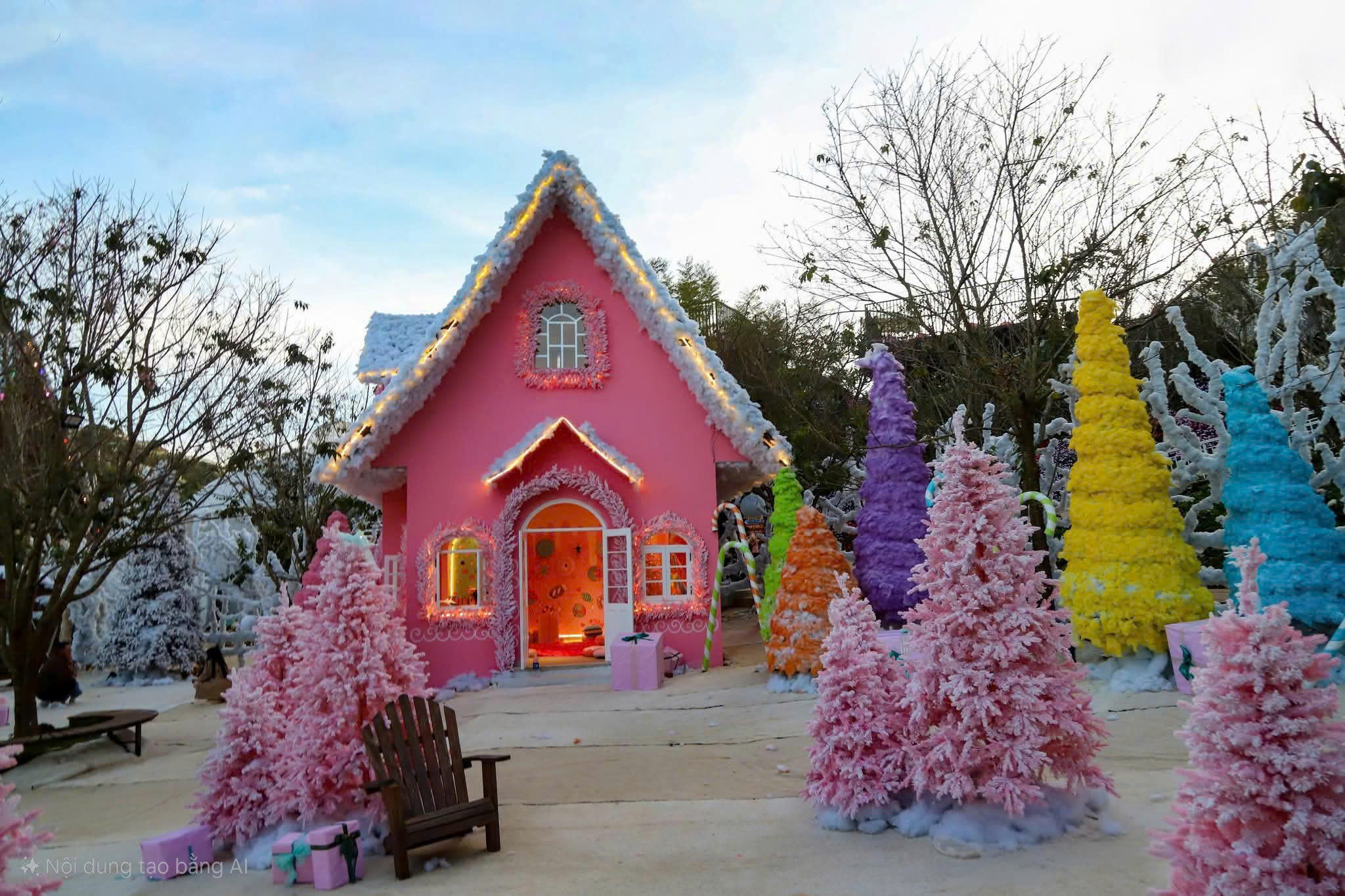 Khám phá Làng Tuyết mùa đông giữa phố núi Đà Lạt- Ảnh 6. Khám phá Làng Tuyết mùa đông giữa phố núi Đà Lạt- Ảnh 6.