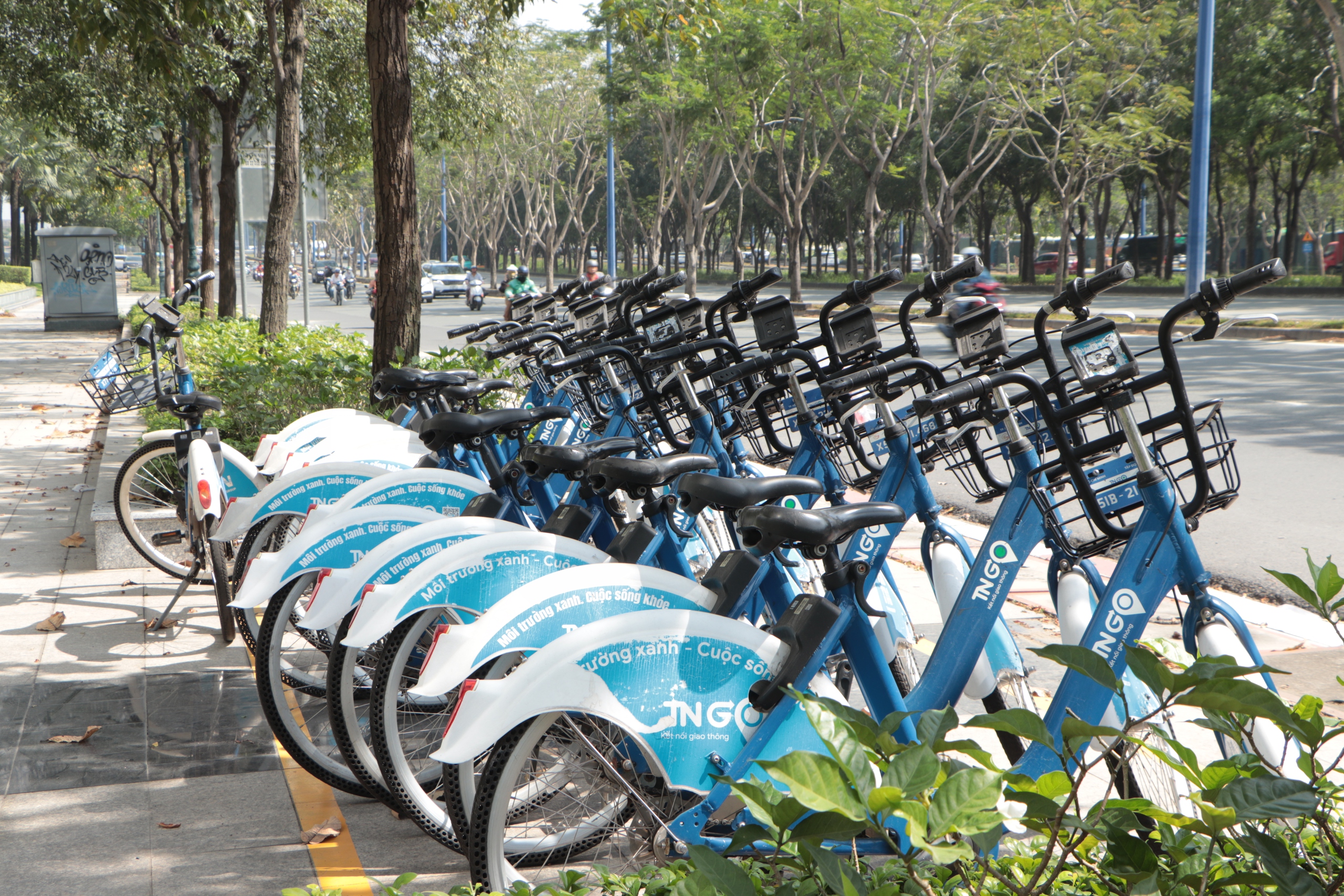 L&agrave;n xe đạp đầu ti&ecirc;n tại TP.HCM dần th&agrave;nh h&igrave;nh tr&ecirc;n đường Mai Ch&iacute; Thọ- Ảnh 2.