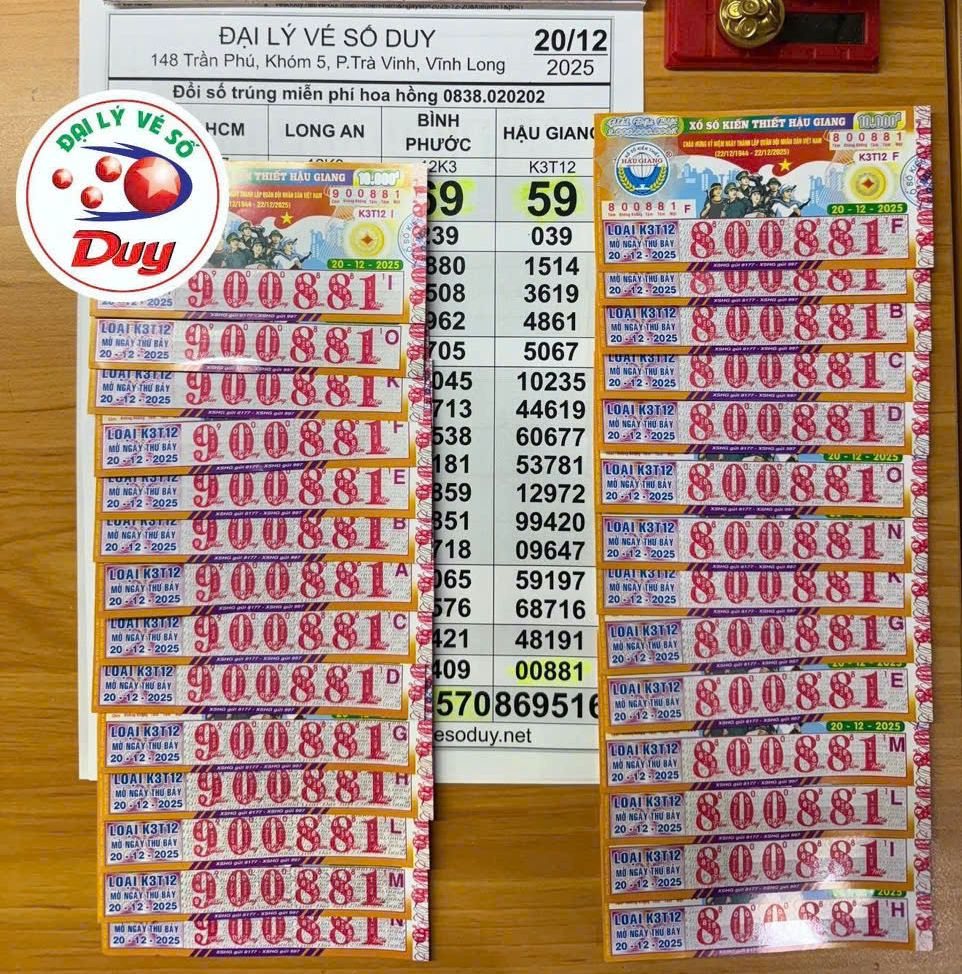 28 tờ trúng 840 triệu xổ số miền Nam ngày 20 tháng 12, khách nhận chuyển khoản - Ảnh 1.