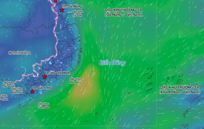 Vùng biển 9 tỉnh từ Gia Lai đến Cà Mau gió mạnh, sóng cao 4 m- Ảnh 1.