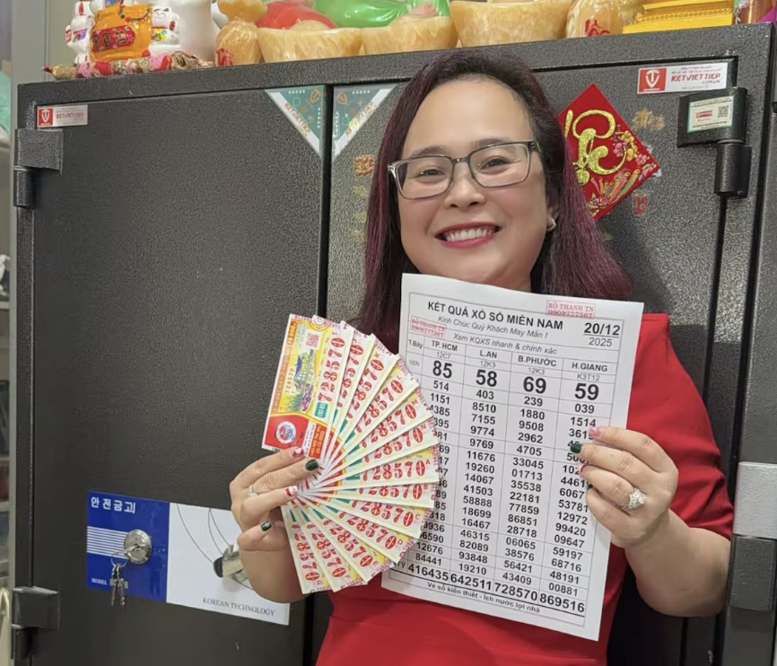 Vợ chồng nhận 34 tỉ trước giờ quay số xổ số miền Nam ngày 21 tháng 12- Ảnh 1.