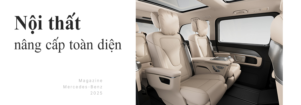 Mercedes - Benz V - Class thế hệ mới với thiết kế sang trọng v&agrave; tiện nghi vượt trội - Ảnh 4.