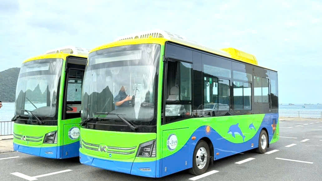 Ngày mai, chính thức khai trương tuyến xe buýt điện đầu tiên ở Côn Đảo- Ảnh 1.