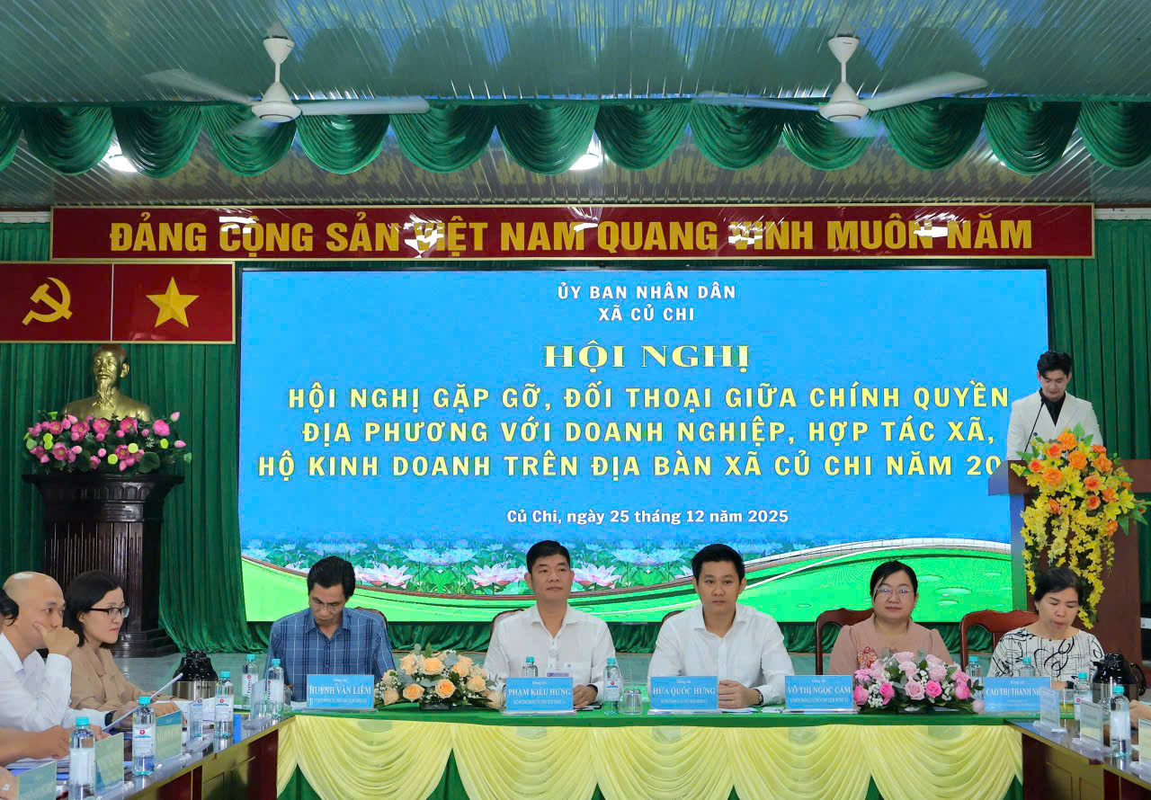 Chính quyền xã Củ Chi đối thoại để gỡ khó cho doanh nghiệp- Ảnh 3.