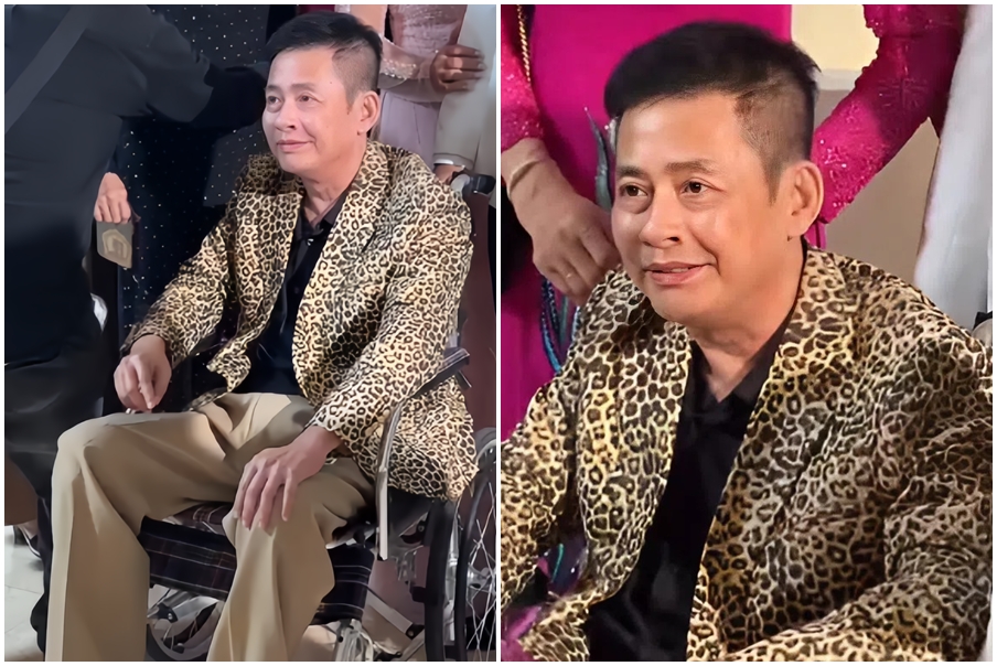 Nghệ sĩ Tấn Beo tái xuất trong ngày con trai cưới vợ