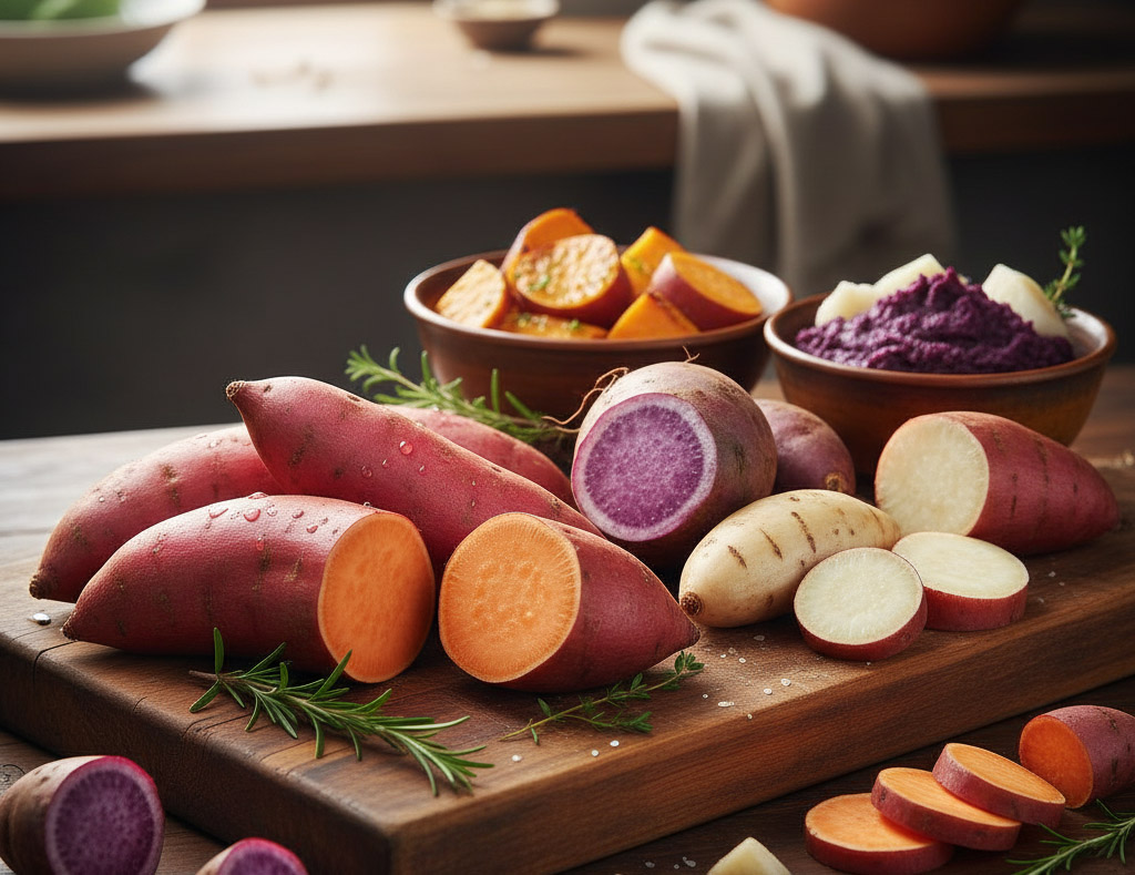 Khoai Mỡ Hay Khoai Lang Tốt Cho Sức Khỏe Hơn? - Ảnh 1.