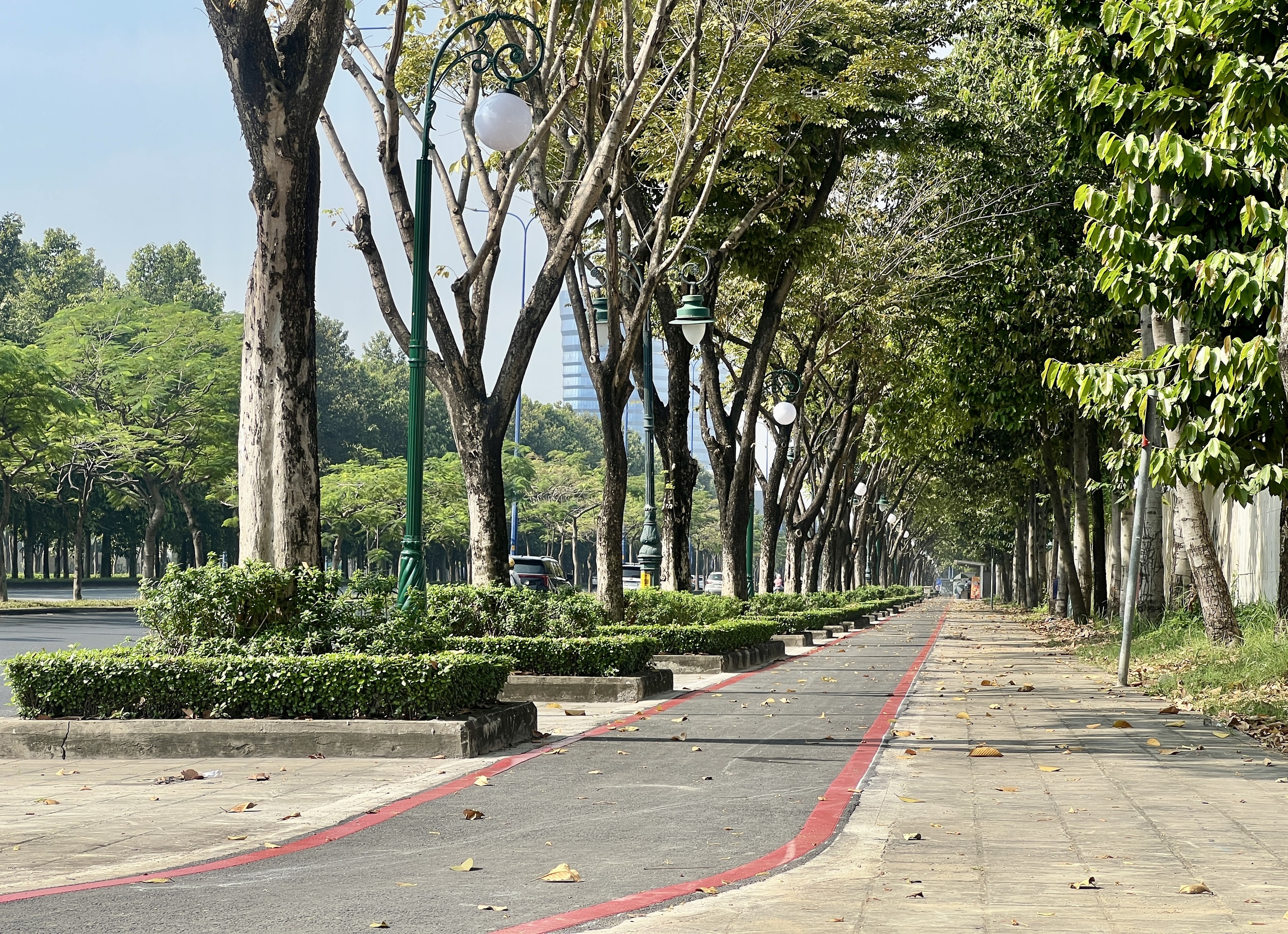 L&agrave;n xe đạp đầu ti&ecirc;n ở TP.HCM sắp ho&agrave;n th&agrave;nh: Người d&acirc;n h&agrave;o hứng trải nghiệm - Ảnh 12.