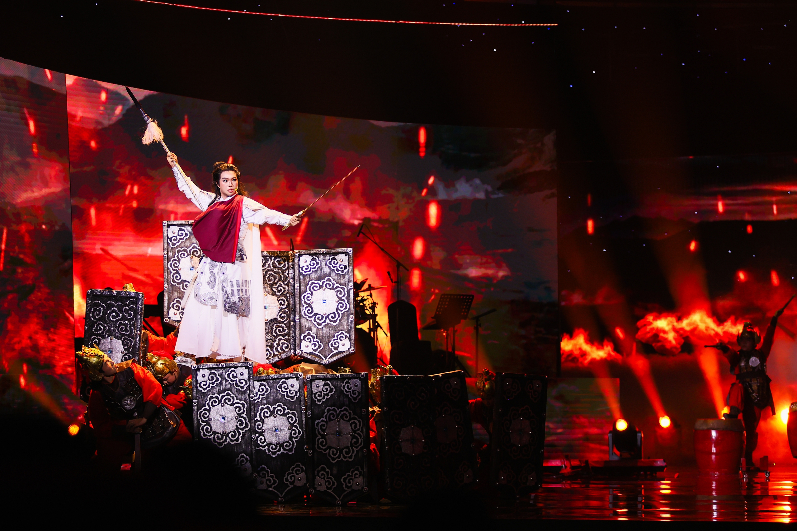 Hồ Văn Cường gây xúc động khi hát 'Giấc mơ cánh cò' cùng Như Quỳnh - Ảnh 9.