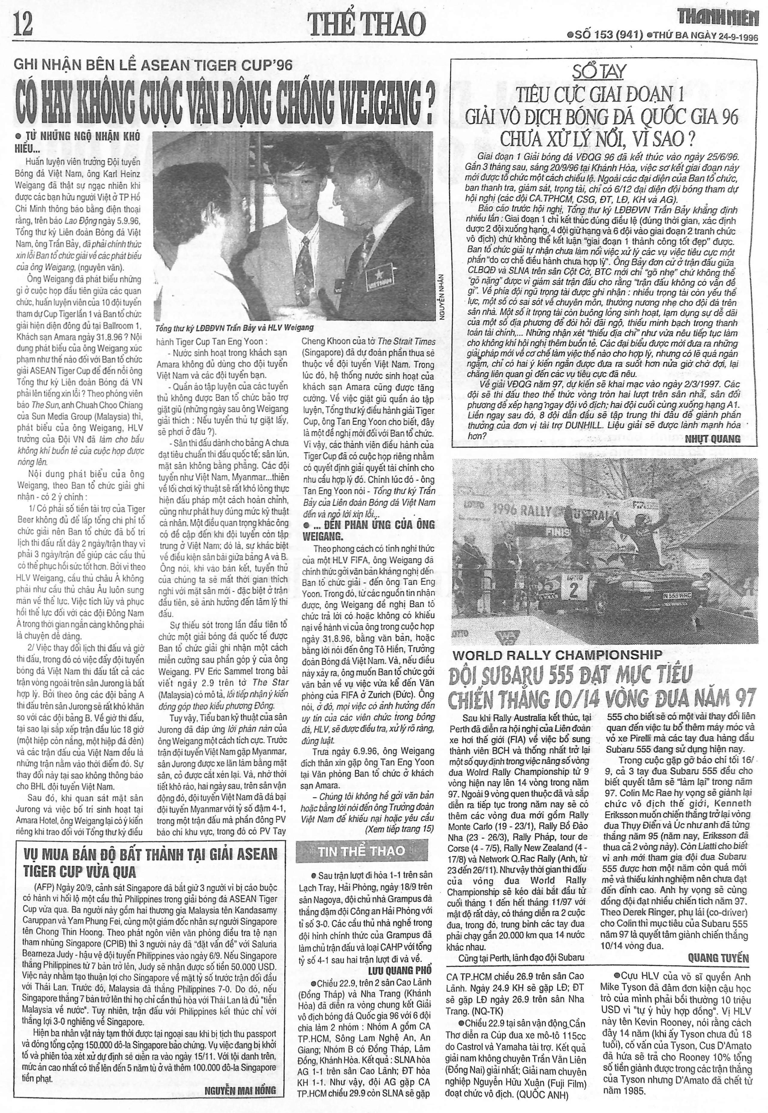 HLV Weigang và Hành trình công bằng của ông trong bóng đá việt nam - Ảnh 3. HLV Weigang và Hành trình công bằng của ông trong bóng đá việt nam - Ảnh 3.