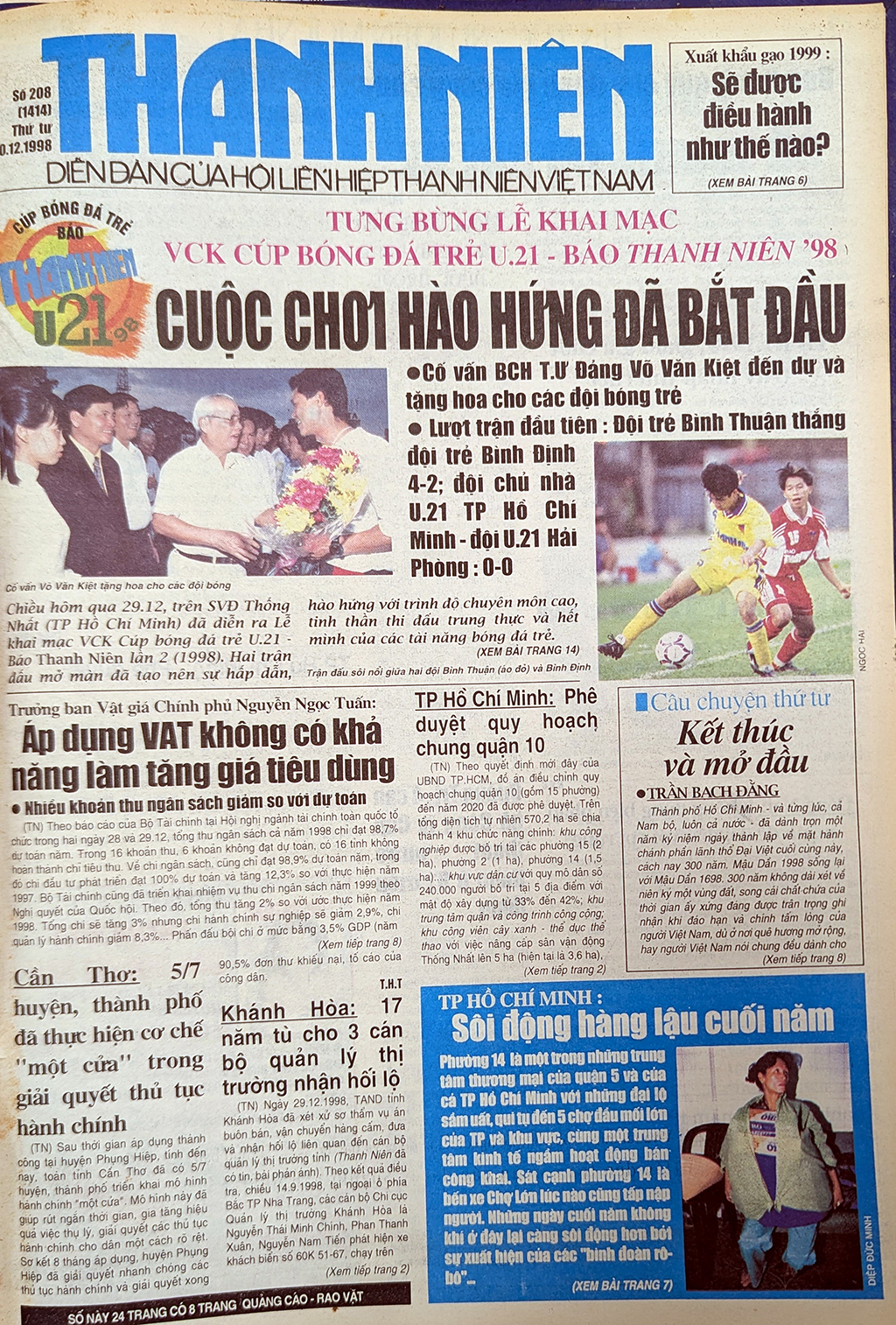 U.21 B&aacute;o Thanh Ni&ecirc;n bệ ph&oacute;ng t&agrave;i năng cho b&oacute;ng đ&aacute; Việt Nam- Ảnh 1.