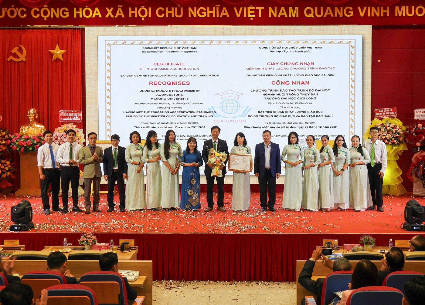 Trường ĐH Cửu Long thêm 3 chương trình đào tạo đạt chuẩn kiểm định chất lượng - Ảnh 4.