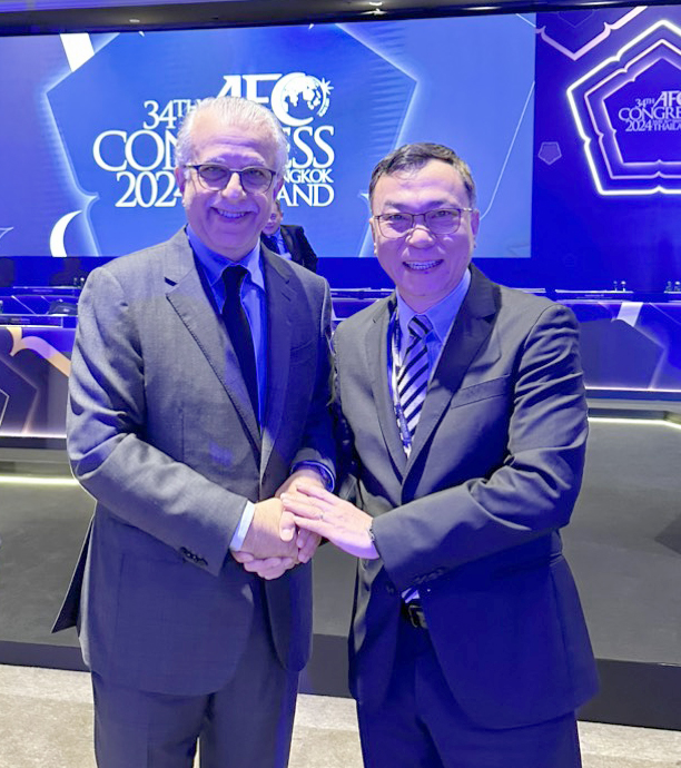 AFC gửi thông điệp đặc biệt đến VFF và đội tuyển Việt Nam- Ảnh 1. AFC gửi thông điệp đặc biệt đến VFF và đội tuyển Việt Nam- Ảnh 1.