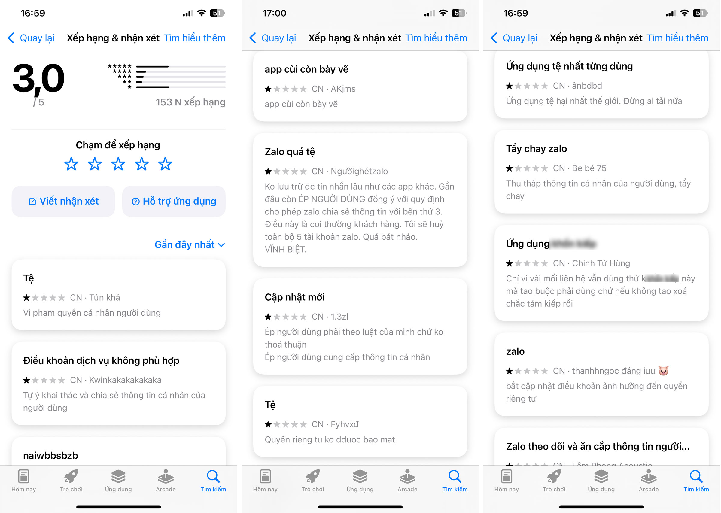 Zalo nhận 'bão 1 sao', người dùng kêu gọi xóa ứng dụng - Ảnh 1.