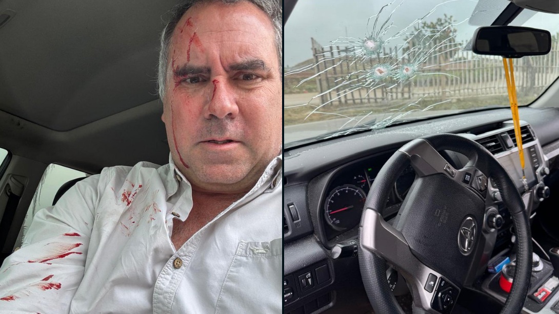 Ứng viên tổng thống Peru thoát chết sau khi bị bắn vào xe - Ảnh 1.