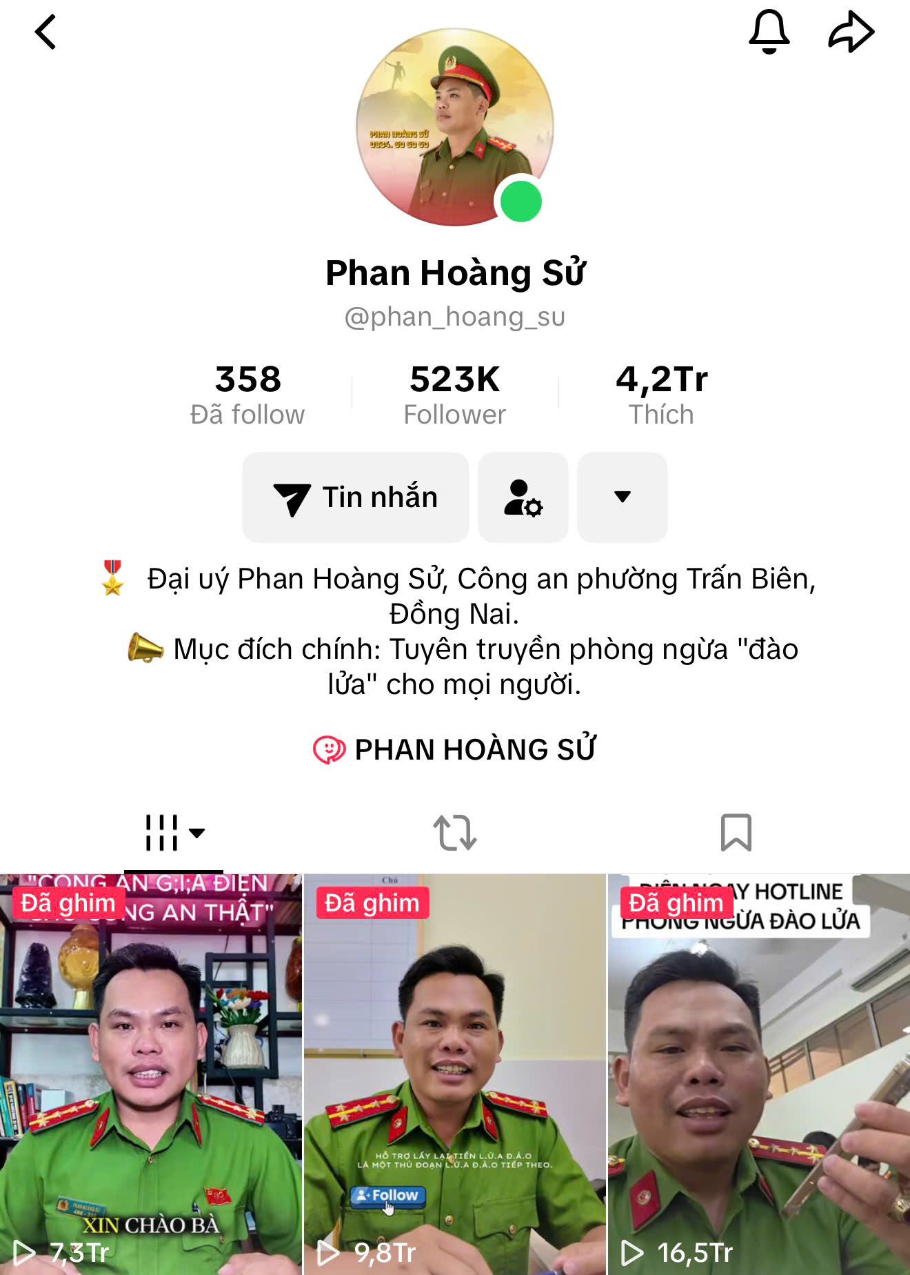 Có kênh Tiktok nữa triệu người theo dõi, nhưng vì sao không bật kiếm tiền - Ảnh 2.