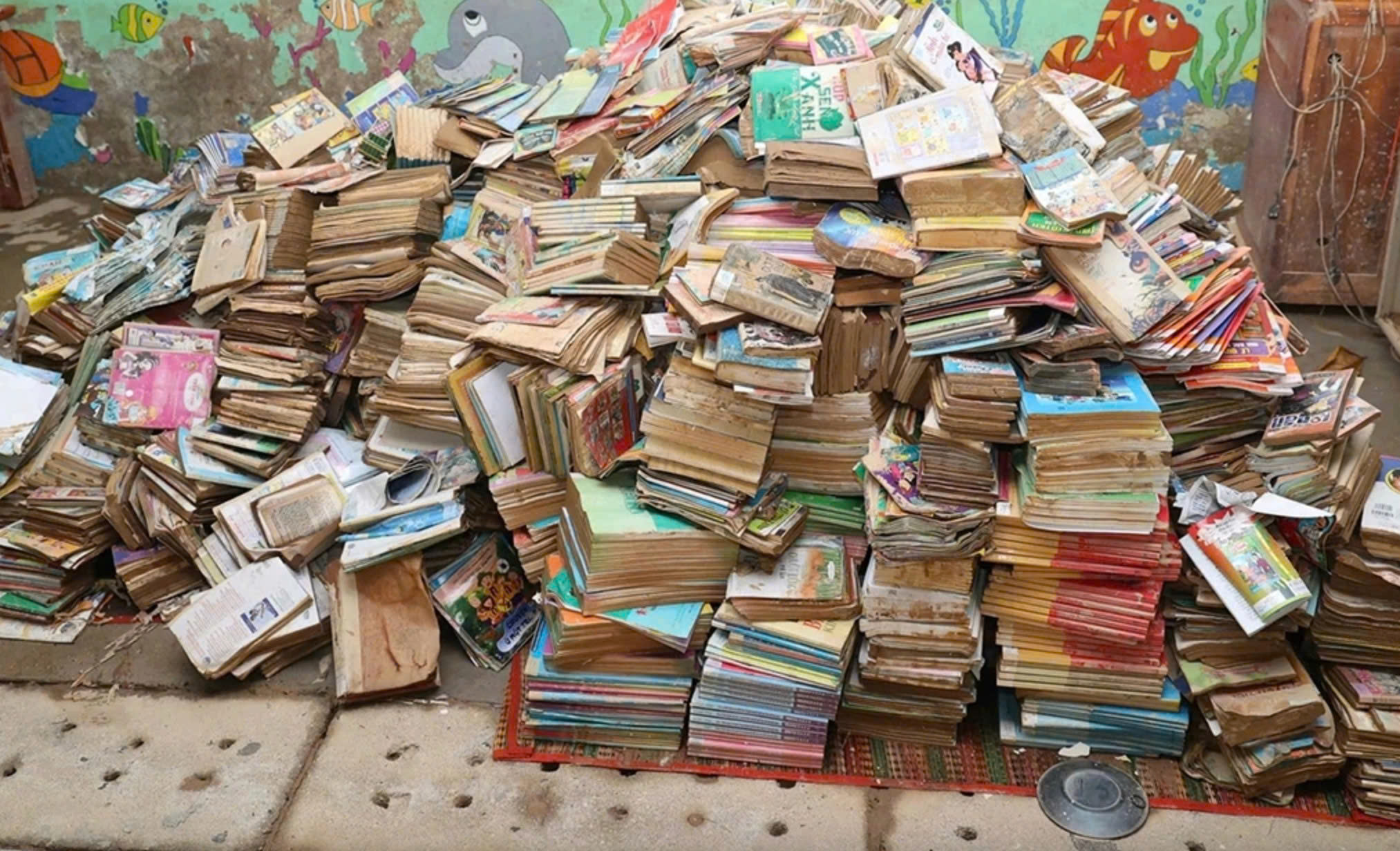 Hàng trăm ngàn sách giáo khoa đến với học sinh vùng lũ - Ảnh 3.