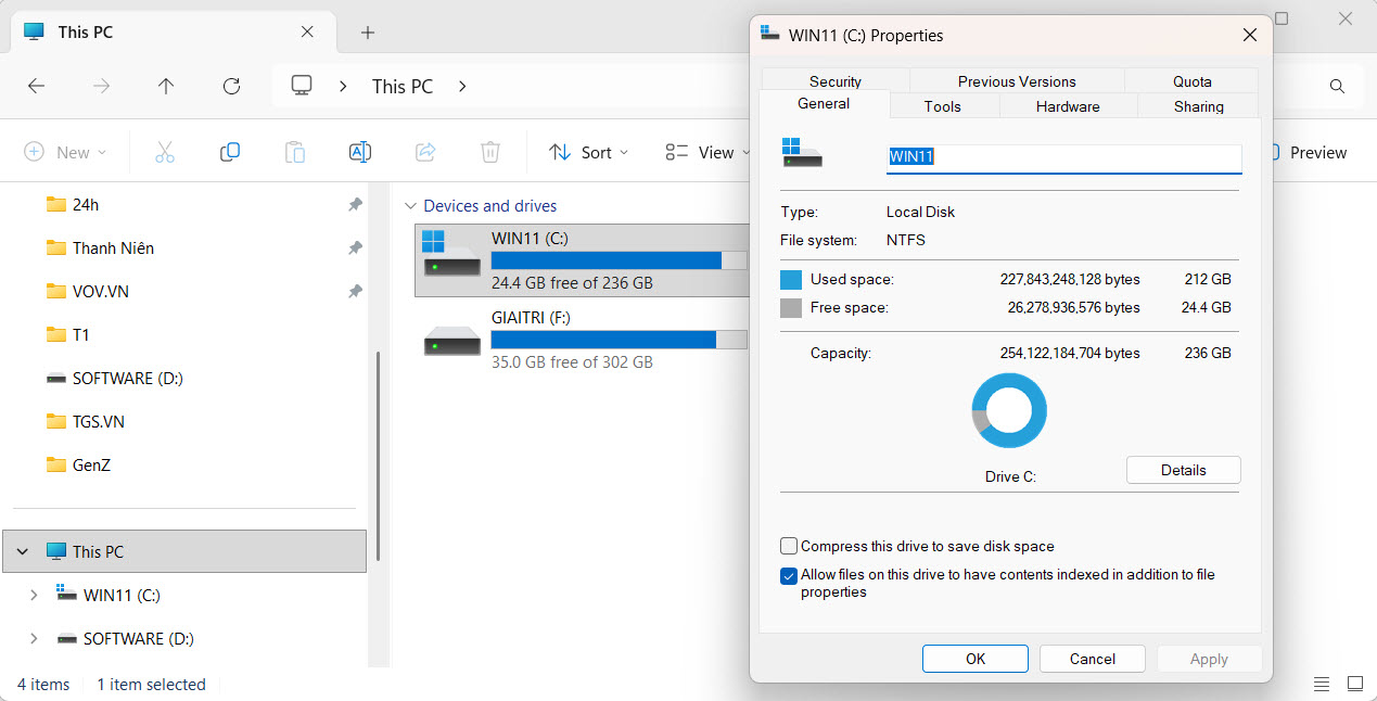 Một câu lệnh ẩn trong Windows giúp giải phóng hơn 10 GB dung lượng - Ảnh 1.