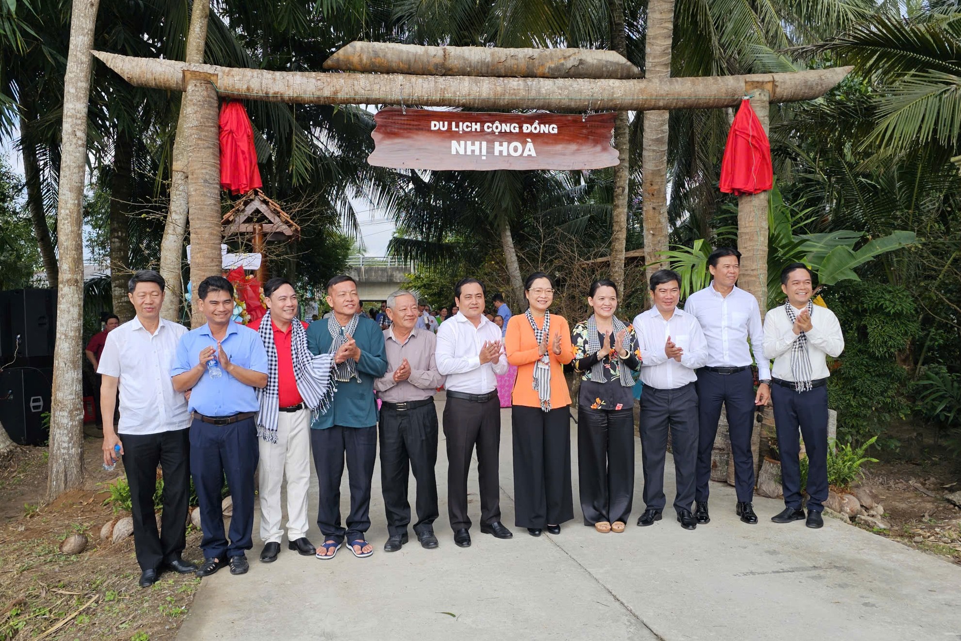 Vĩnh Long: Ra mắt sản phẩm du lịch nông thôn ấp Nhị Hòa - Ảnh 1.