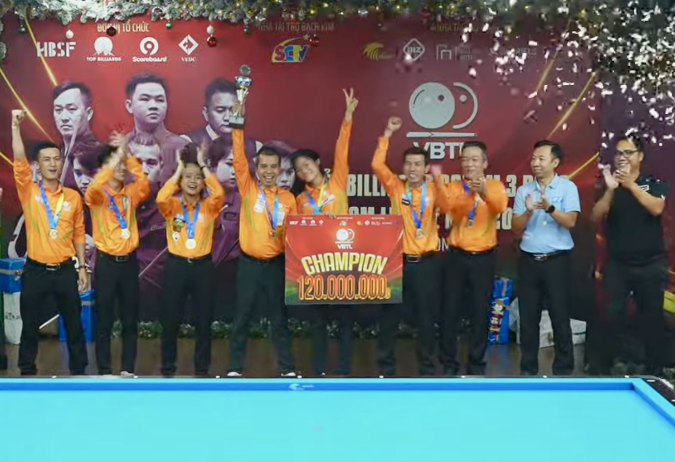 Billiards: Trần Quyết Chiến cùng đồng đội lội nước ngược khó tin, vô địch VBTL 2025- Ảnh 1.